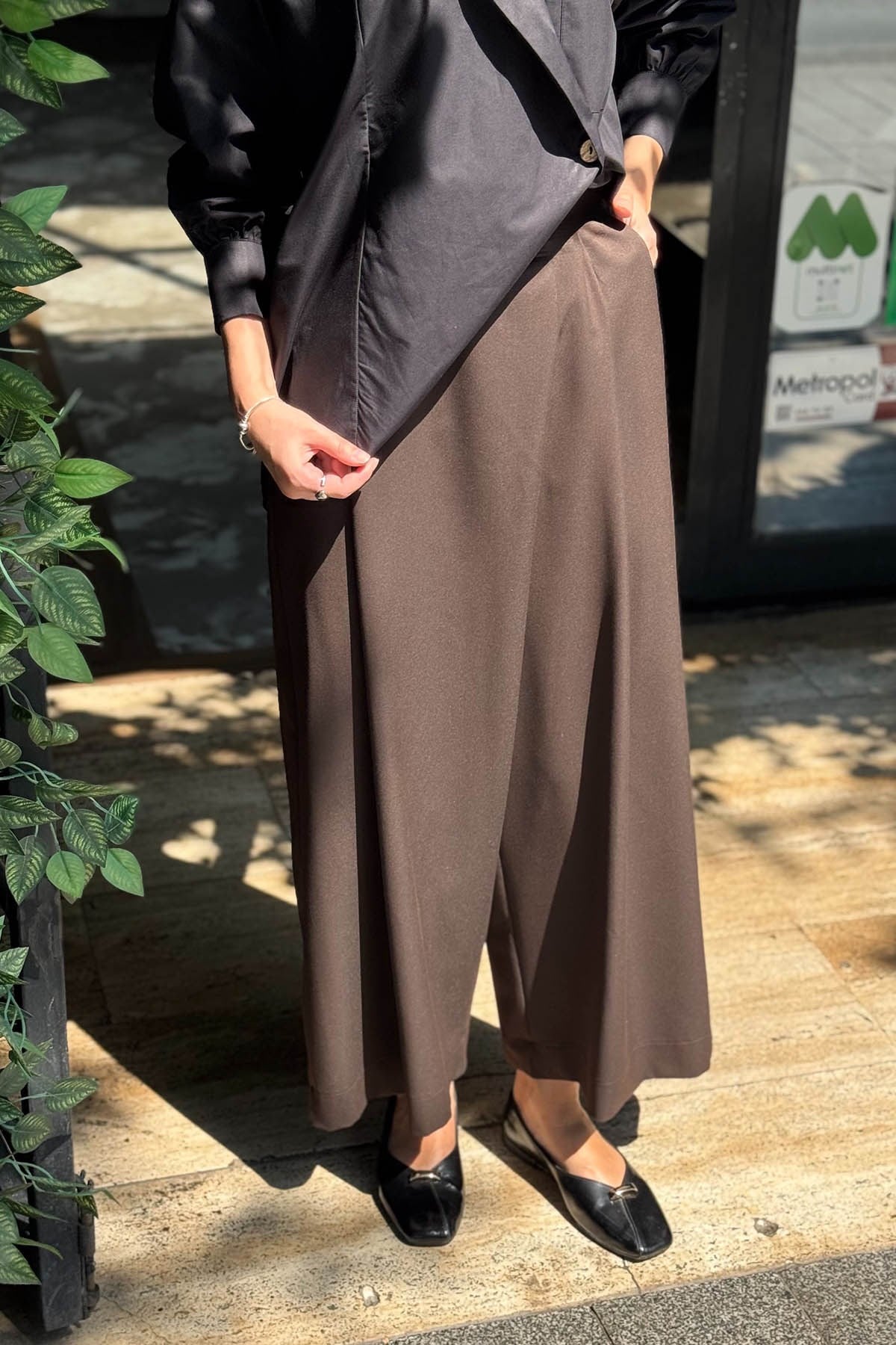 alMARWAH Pantolon 606099 Kahve