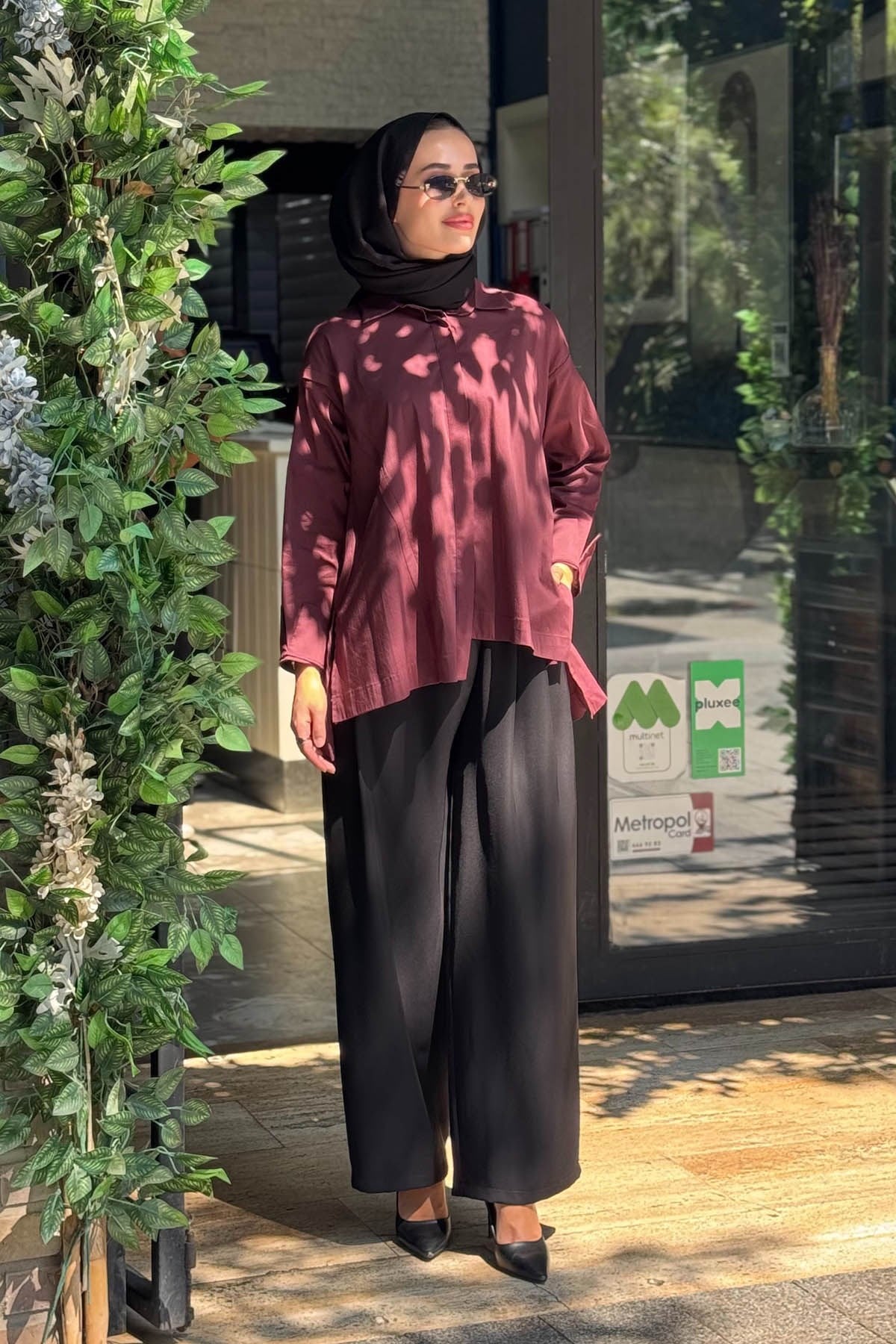 alMARWAH Pantolon 606128 Siyah