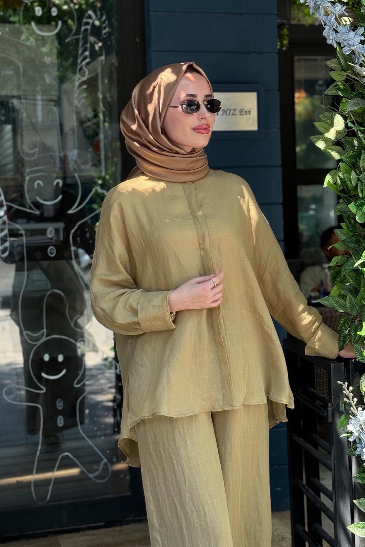 alMARWAH Pantolonlu Takım 101008T Yeşil