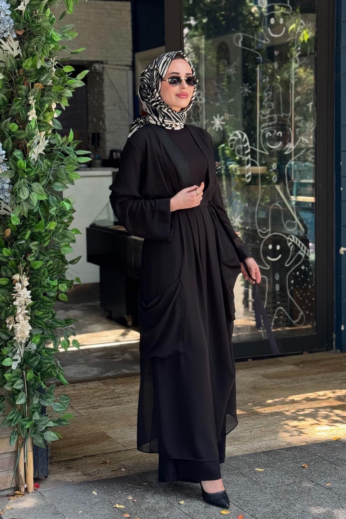 alMARWAH Pantolonlu takım 203010 Siyah