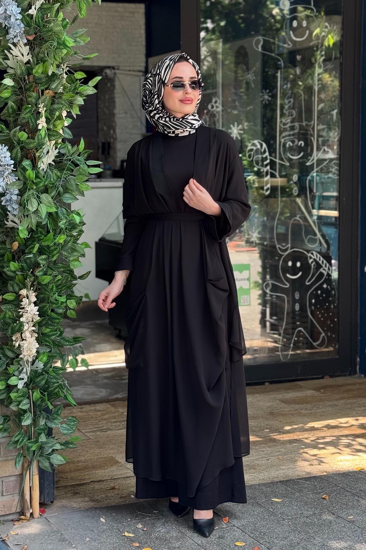 alMARWAH Pantolonlu takım 203010 Siyah