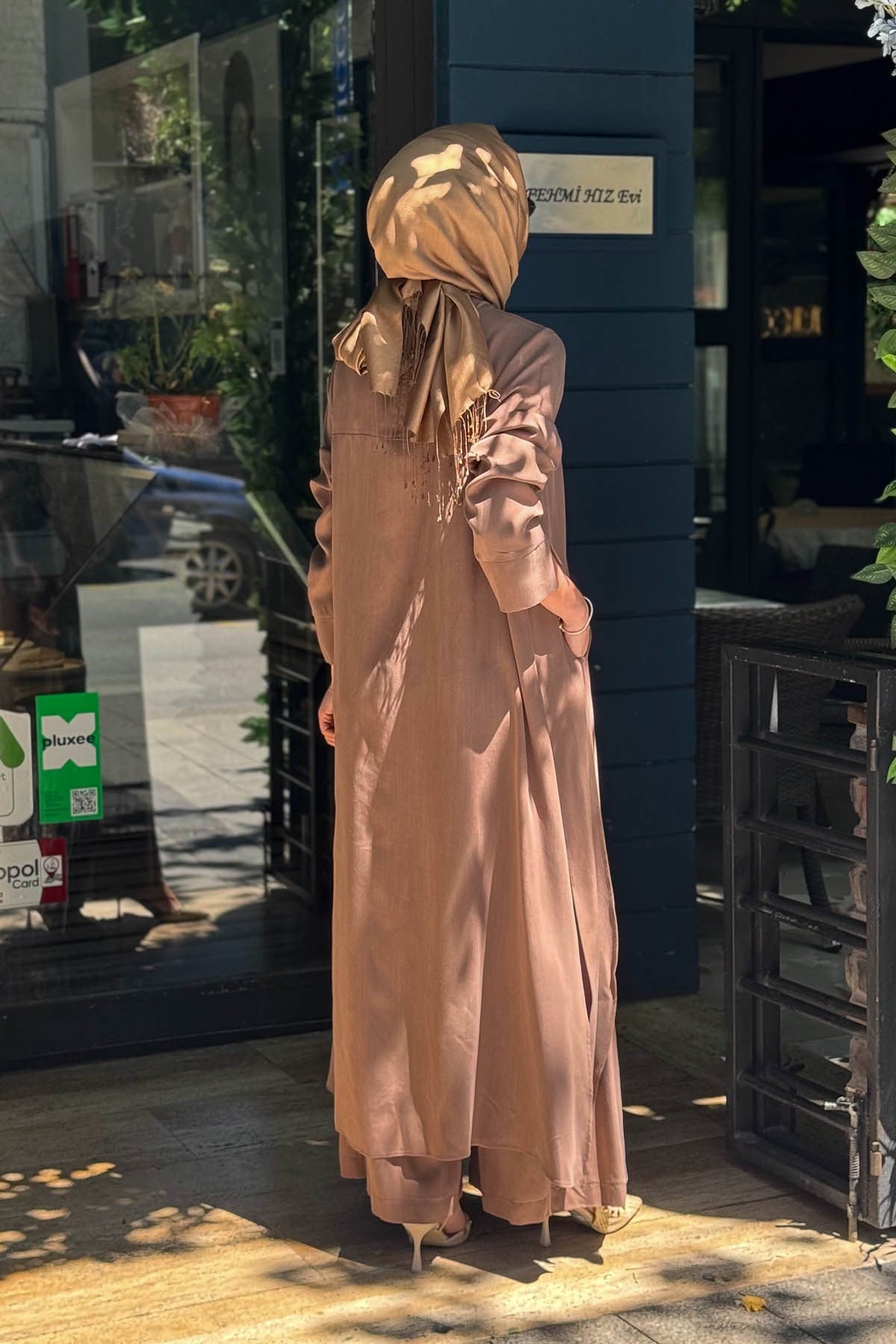 alMARWAH Pantolonlu Takım 203047 Camel