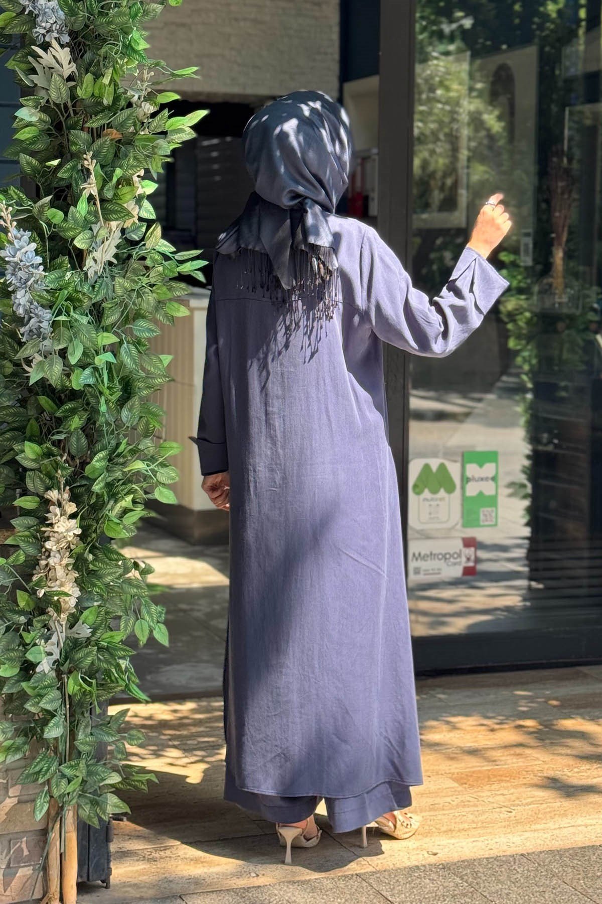 alMARWAH Pantolonlu Takım 203047 İndigo