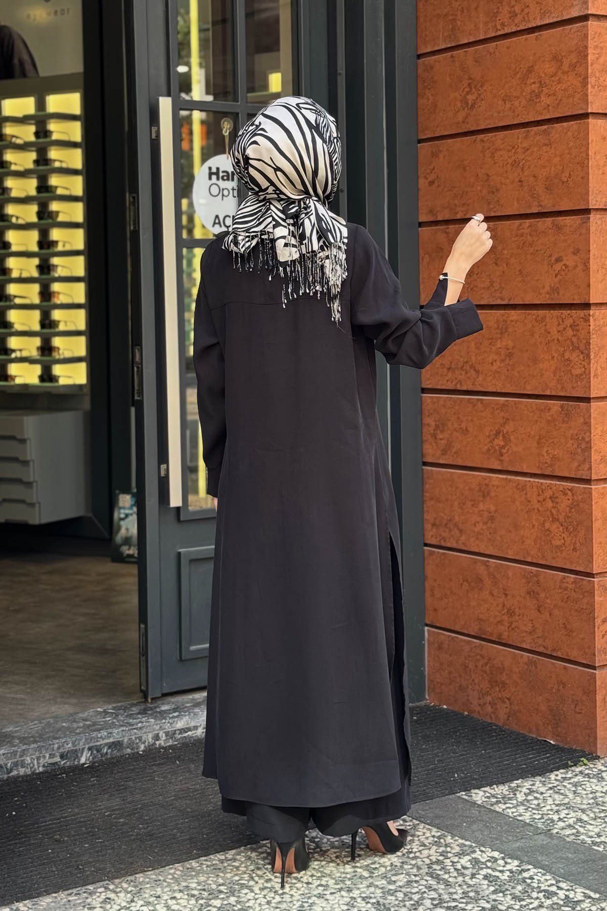 alMARWAH Pantolonlu Takım 203047 Siyah