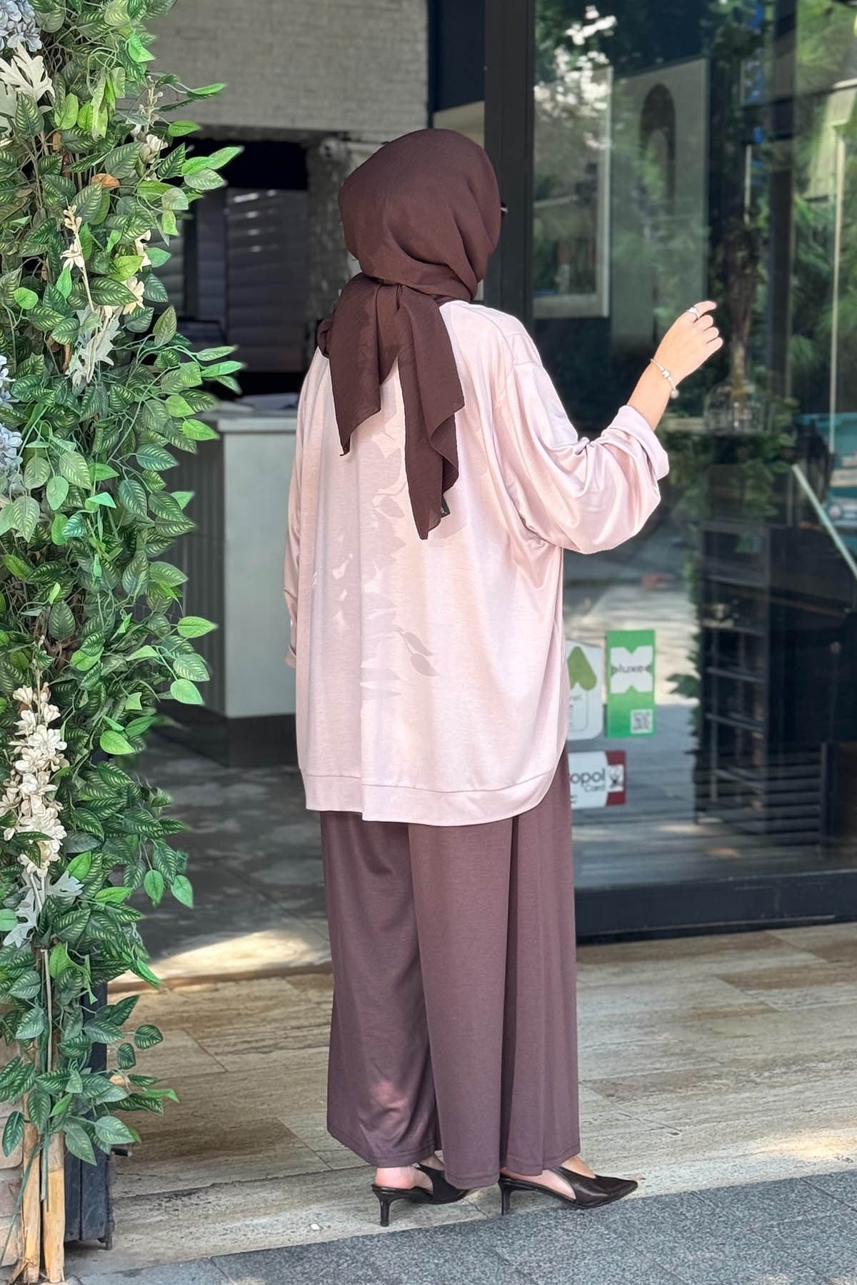 alMARWAH Pantolonlu Takım 203083 Pembe