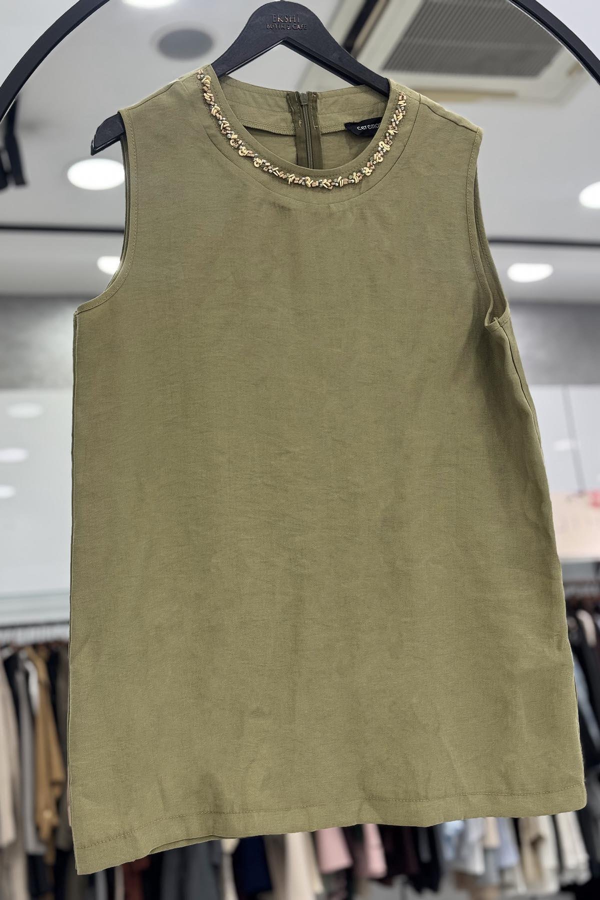 ceremony Bluz 4116 Haki