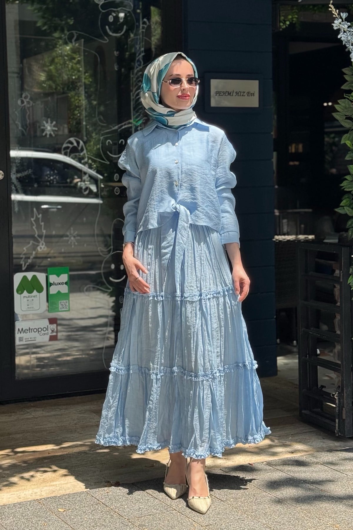ceremony Etekli Takım 26Y136T Bebe Mavisi
