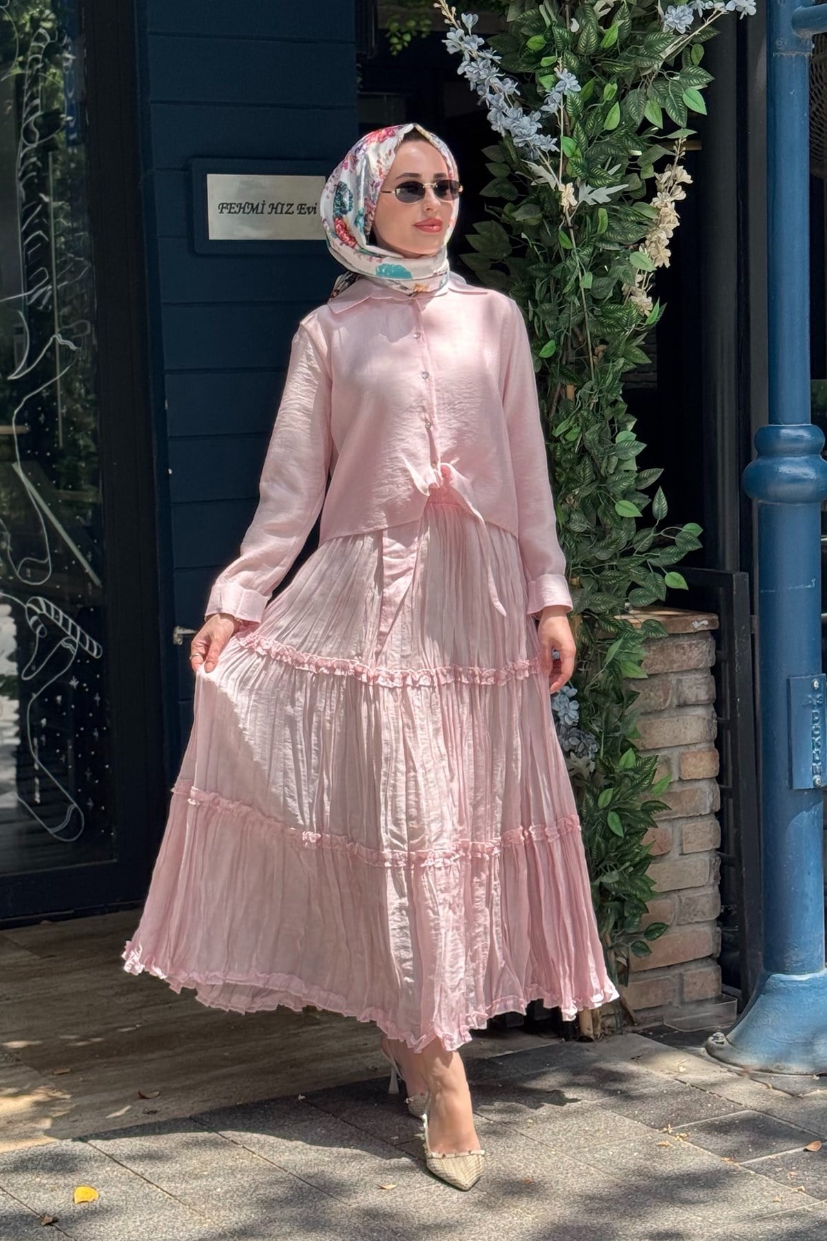 ceremony Etekli Takım 26Y136T Pembe