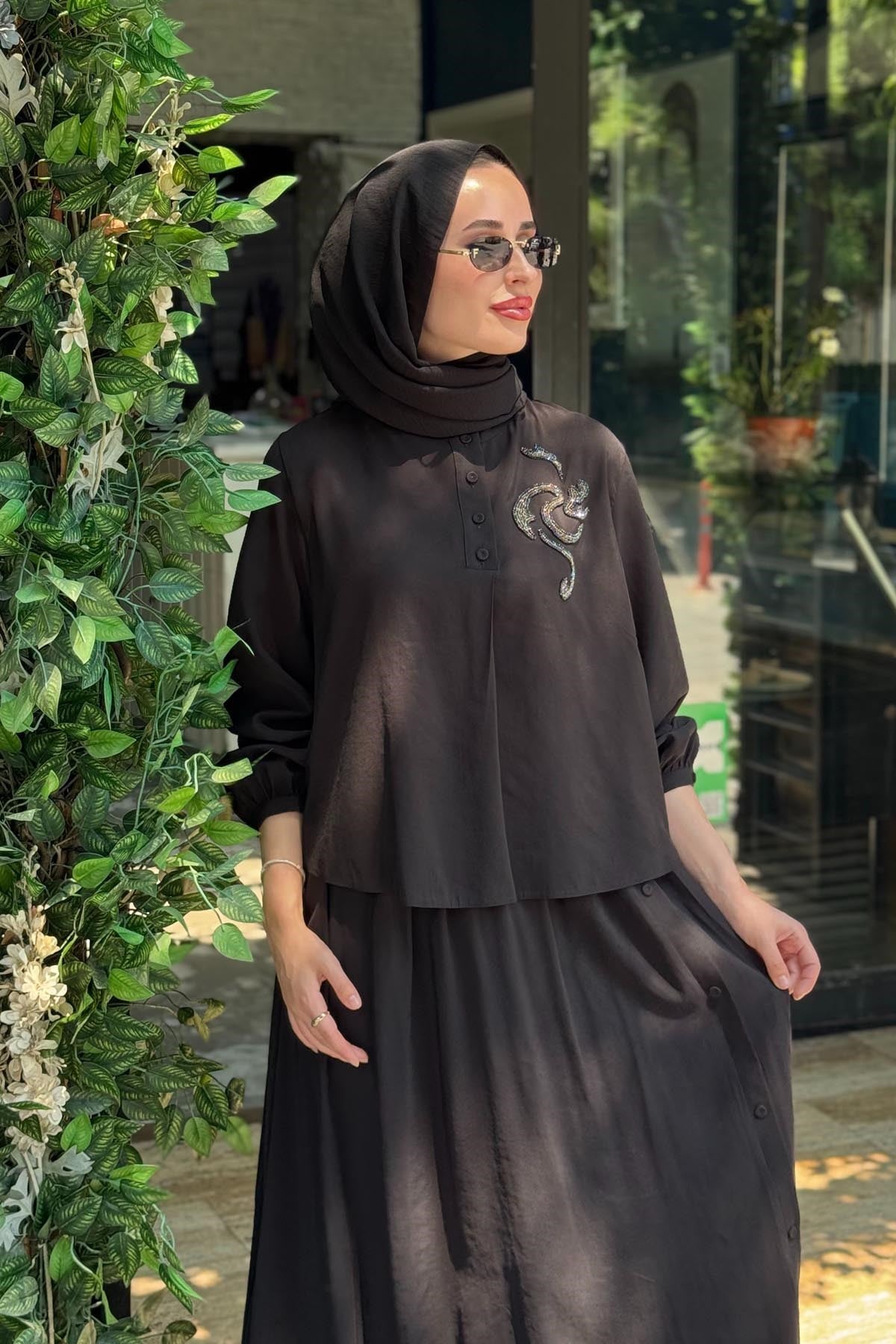 ceremony Etekli Takım 26Y918 Siyah