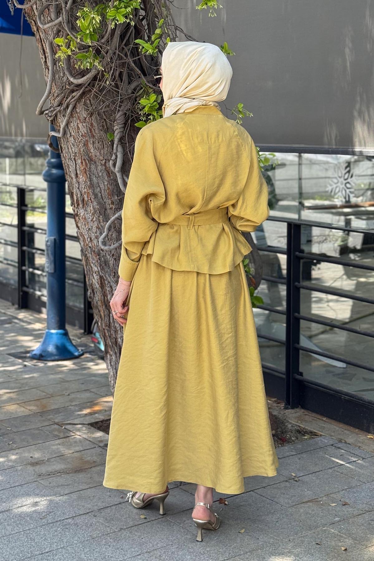 ceremony Etekli Takım S-5853 Hardal