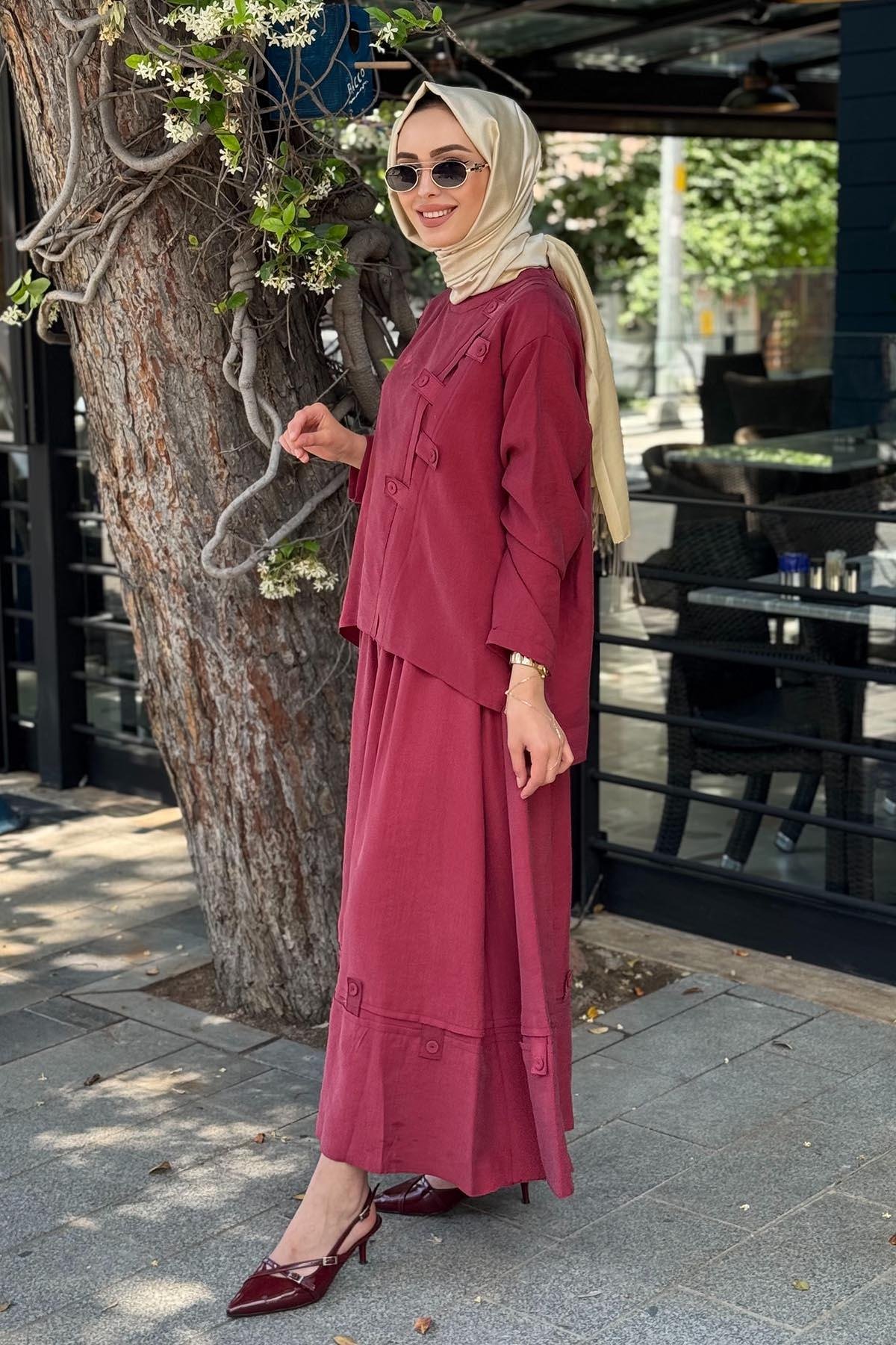 ceremony Etekli Takım S-5938 Kırmızı