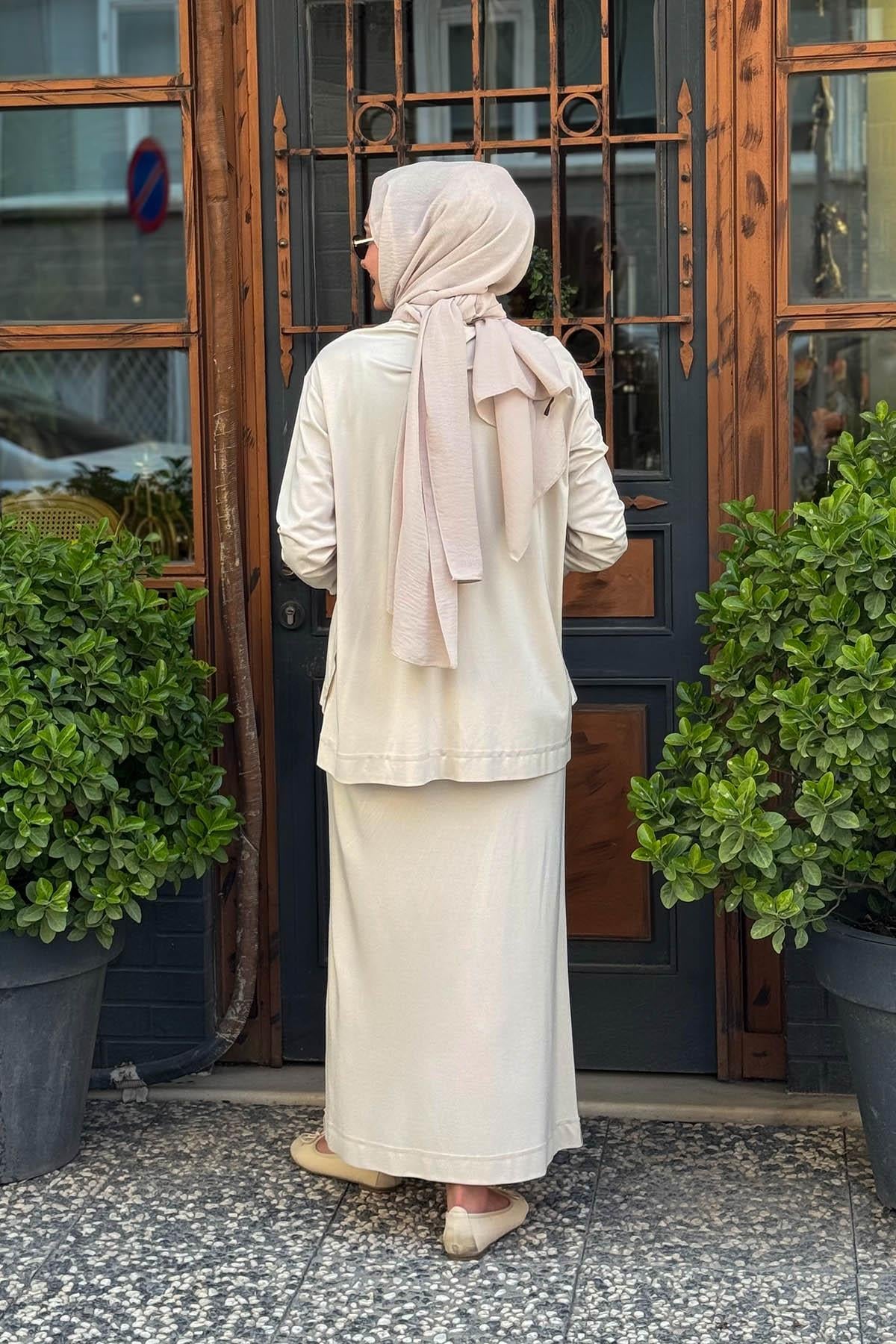 ceremony Etekli Takım S-5984 Bej