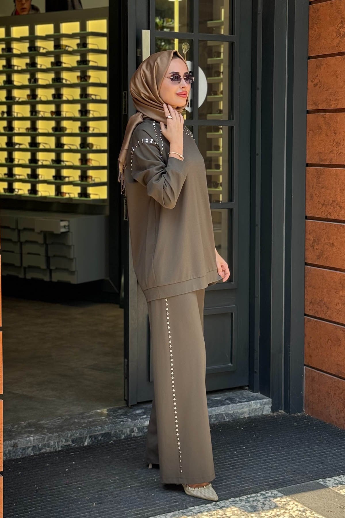 CEREMONY Luna Pantolonlu Takım 26K945 Haki