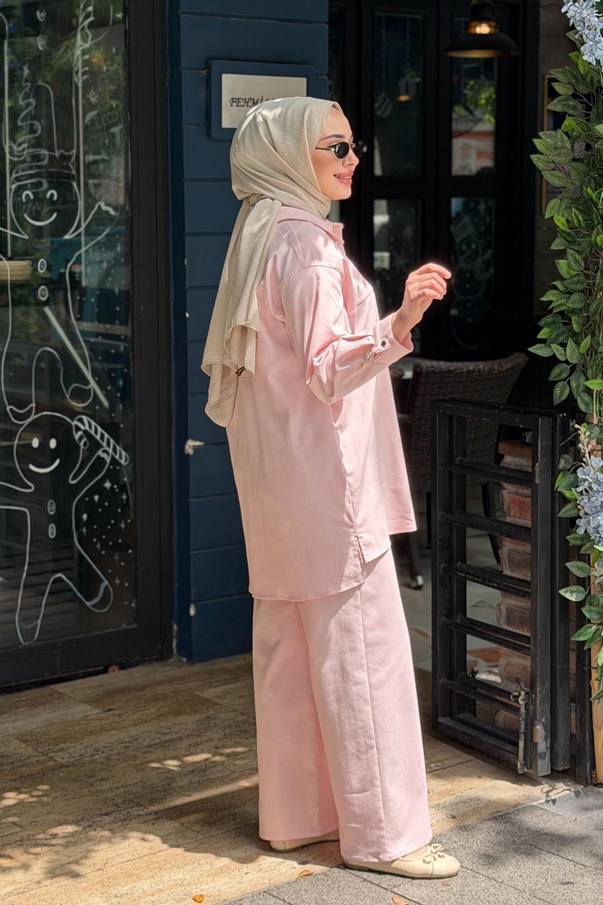 ceremony Pantolonlu Takım 26Y871T Pembe