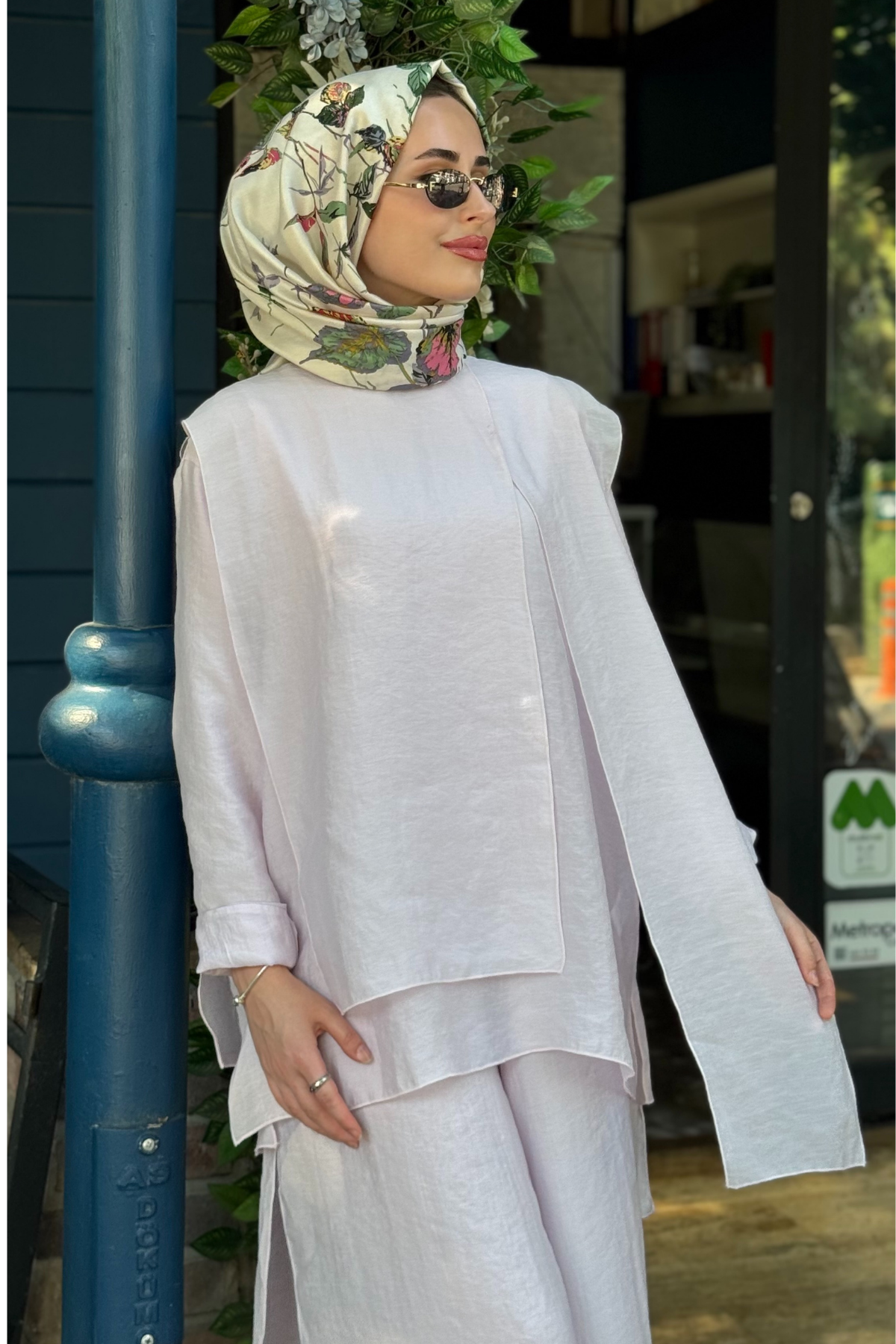 ceremony Pantolonlu Takım 26Y965 Lila