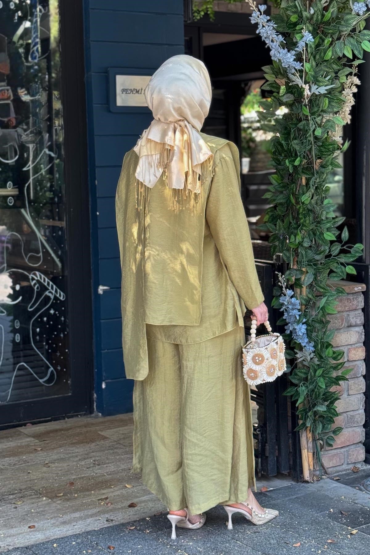 ceremony Pantolonlu Takım 26Y965 Yağ Yeşili