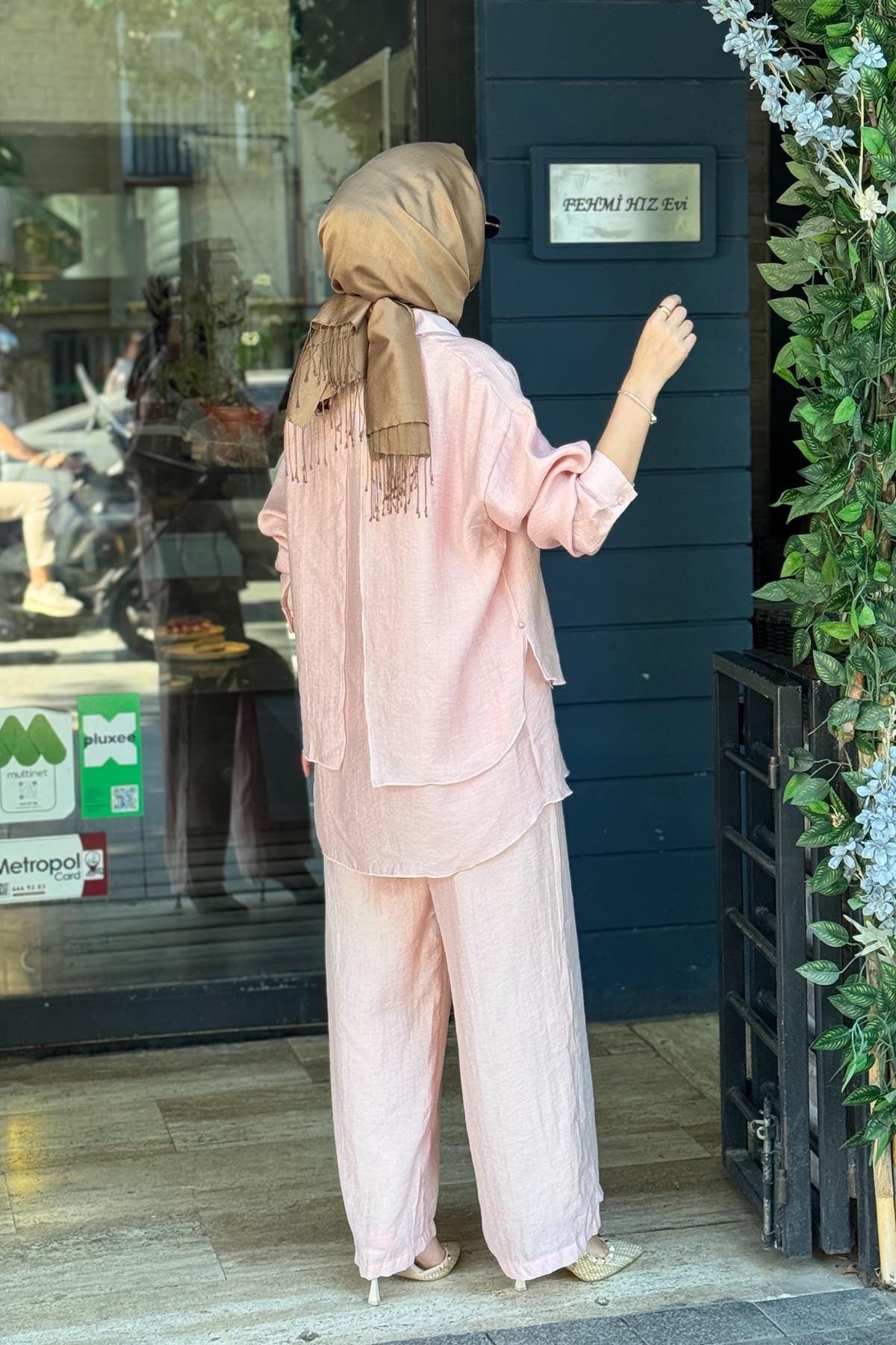 ceremony Pantolonlu Takım 26Y967 Gül Kurusu