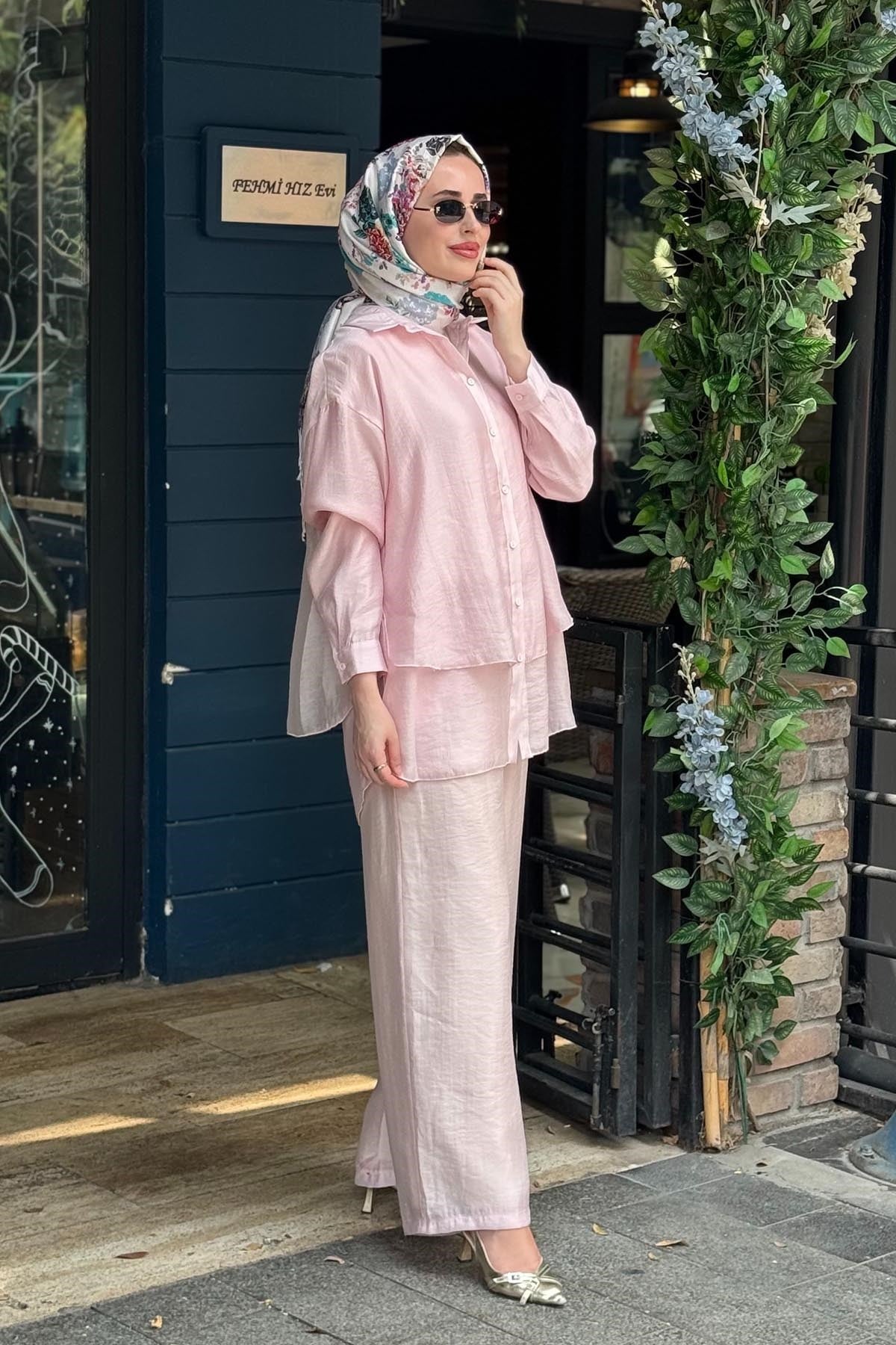 ceremony Pantolonlu Takım 26Y967 Pembe