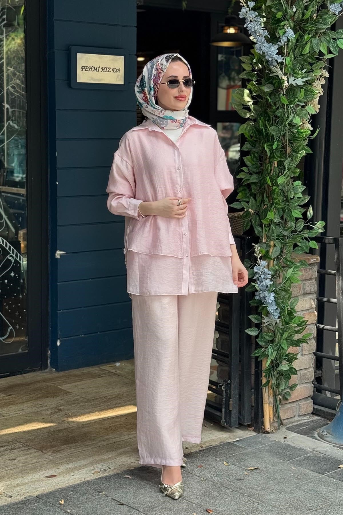ceremony Pantolonlu Takım 26Y967 Pembe