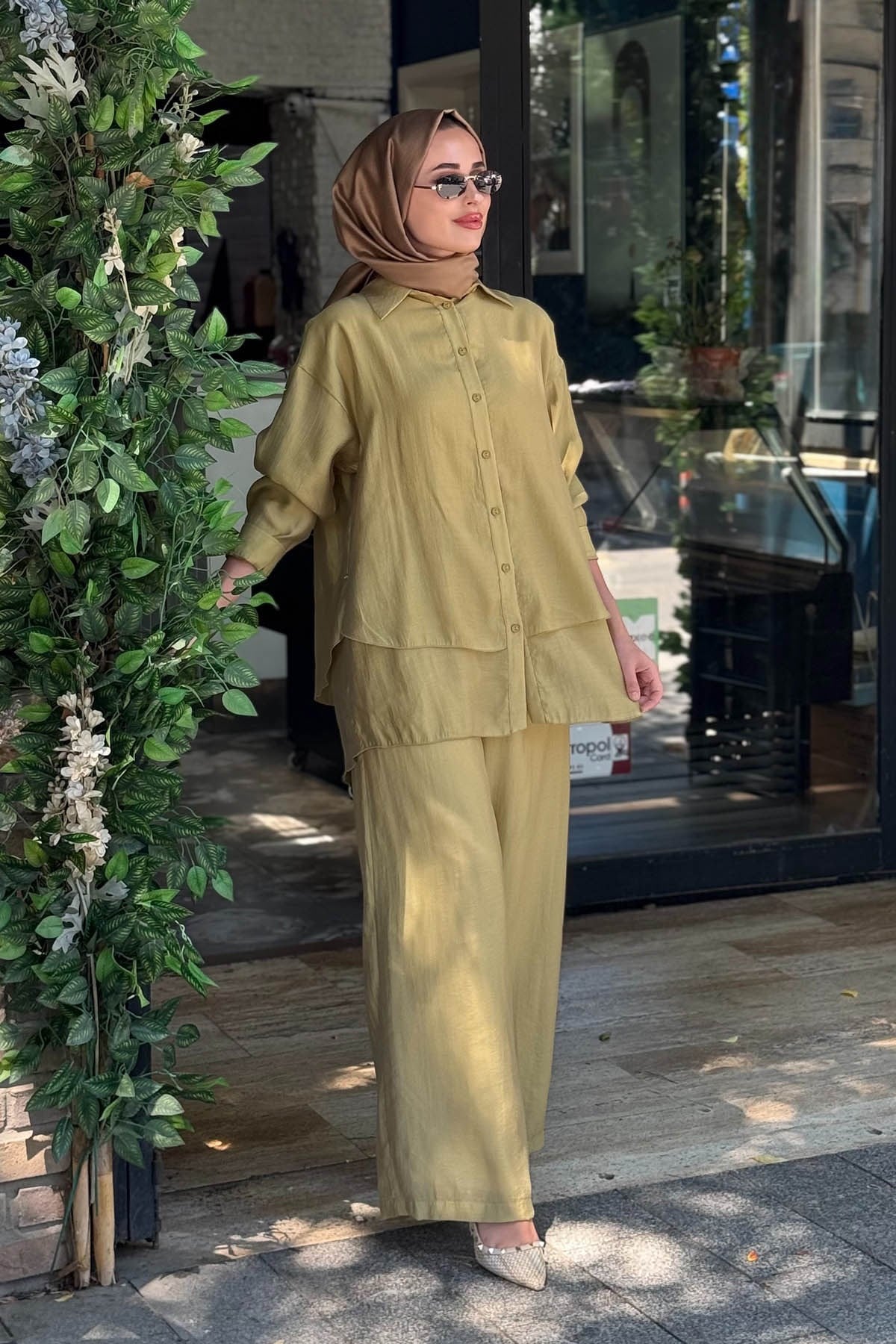 ceremony Pantolonlu Takım 26Y967 Yağ Yeşili