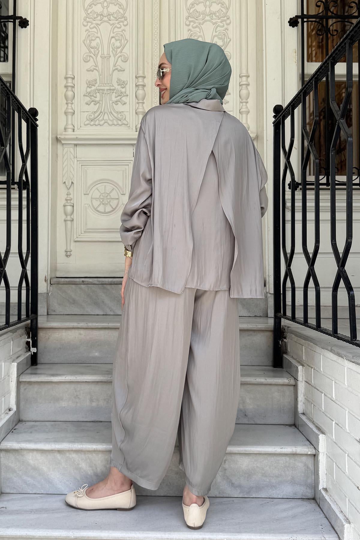 ceremony Pantolonlu Takım S-5185 Gri