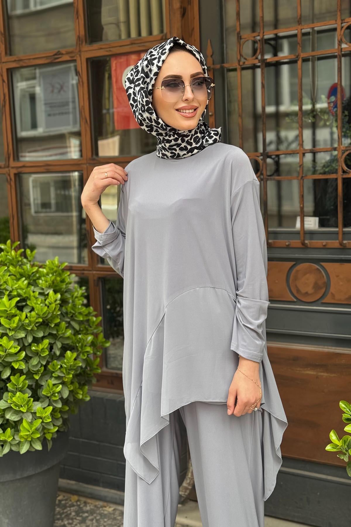 ceremony Pantolonlu Takım S-59100 Gri