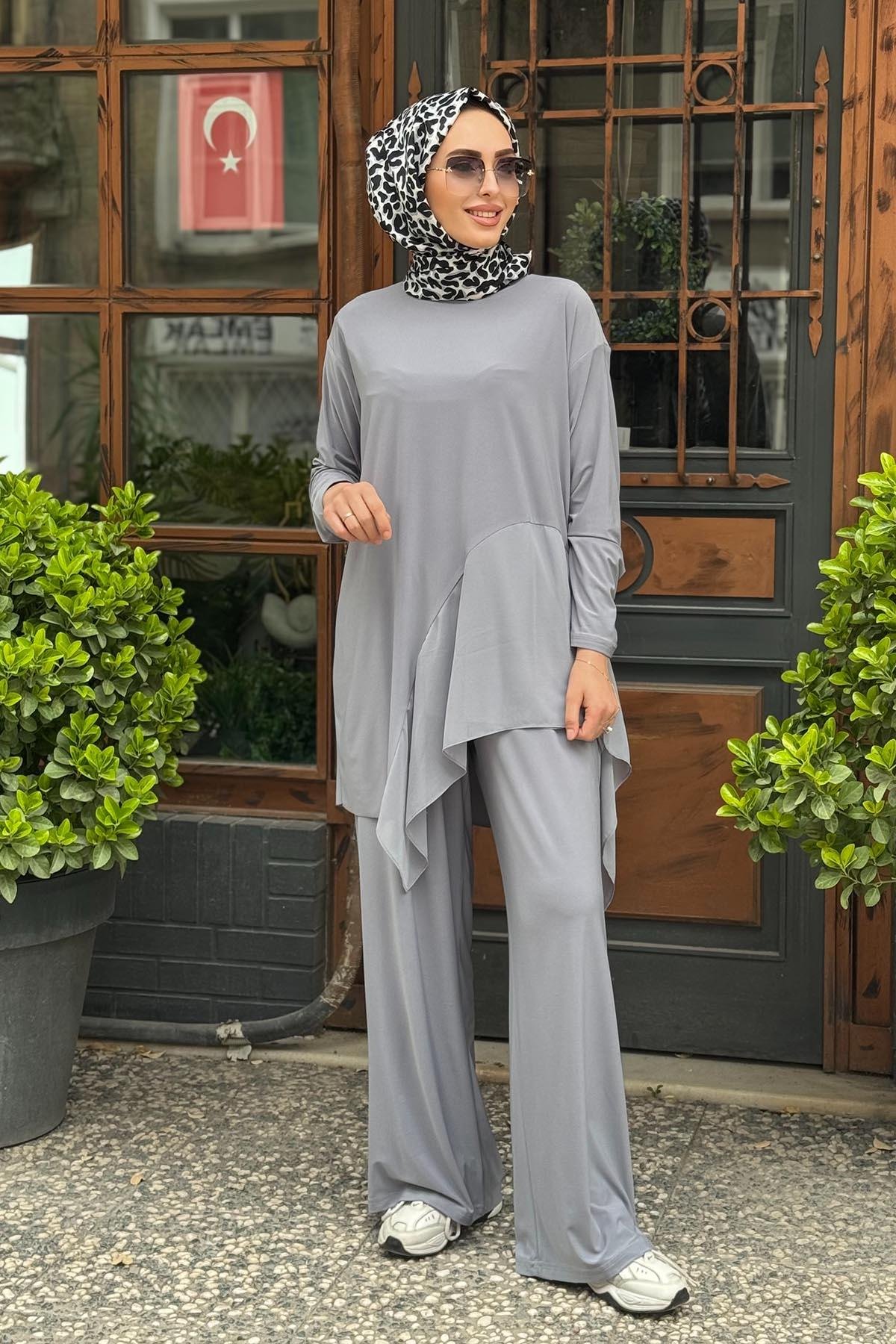 ceremony Pantolonlu Takım S-59100 Gri