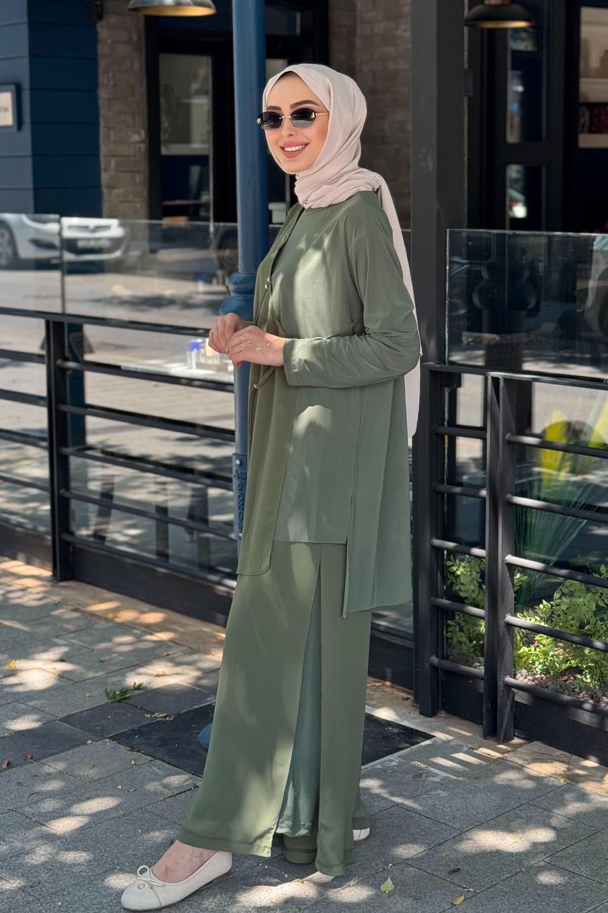 ceremony Pantolonlu Takım S-59104 Haki