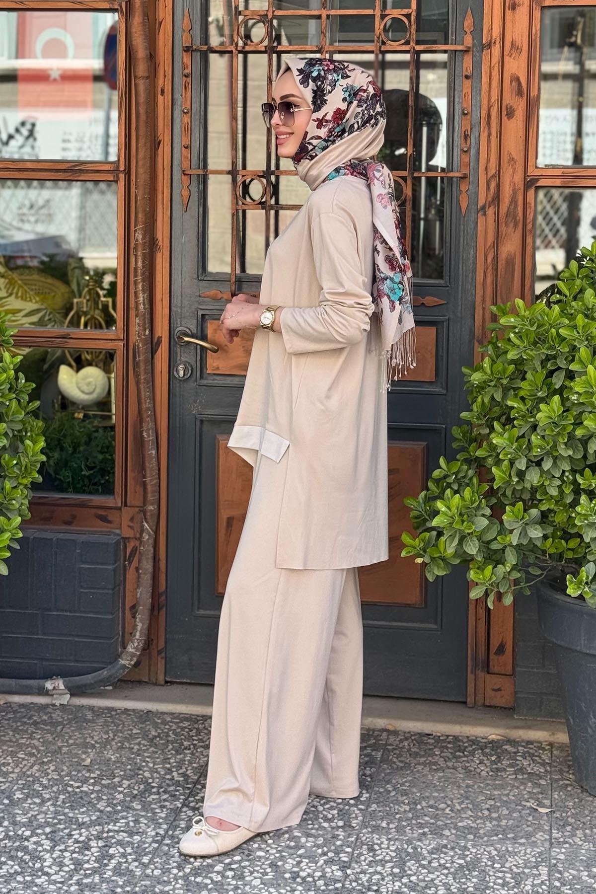 ceremony Pantolonlu Takım S-5920 Bej