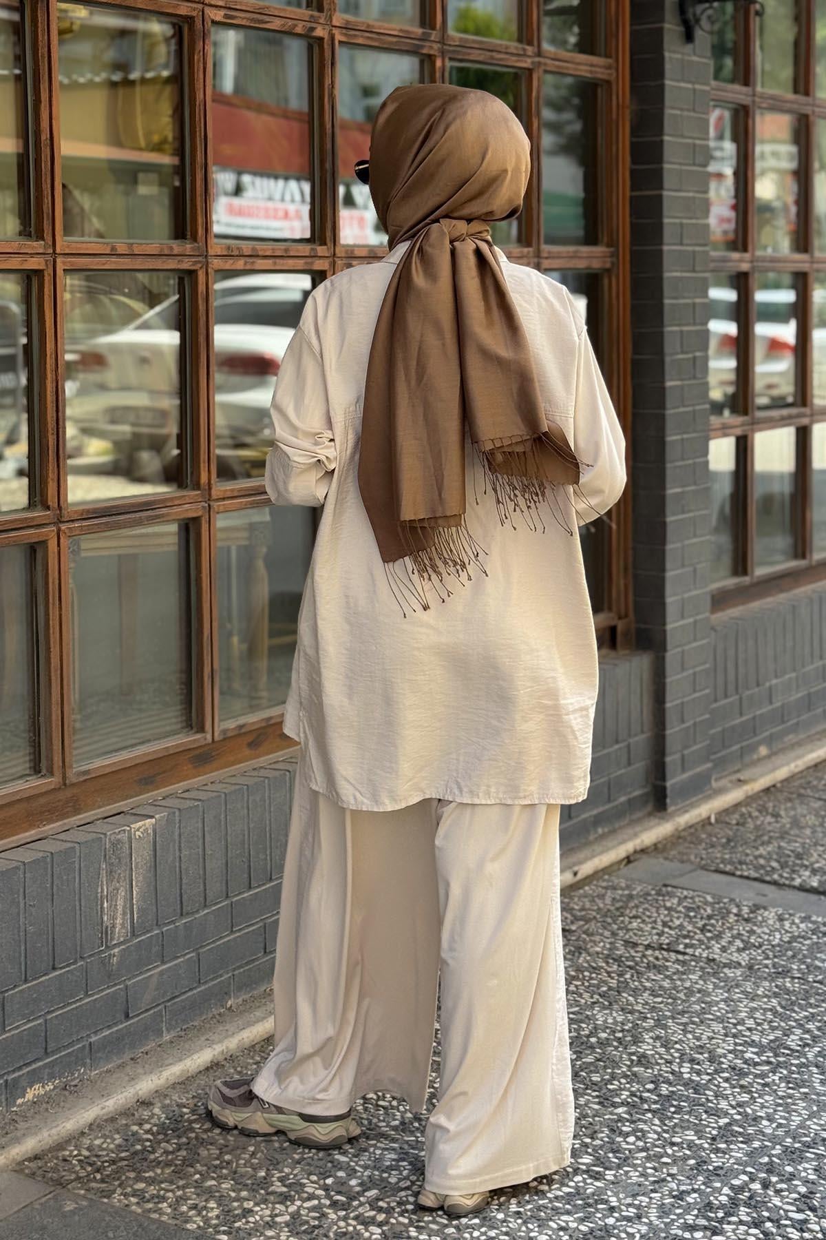 ceremony Pantolonlu Takım S-5977 Bej