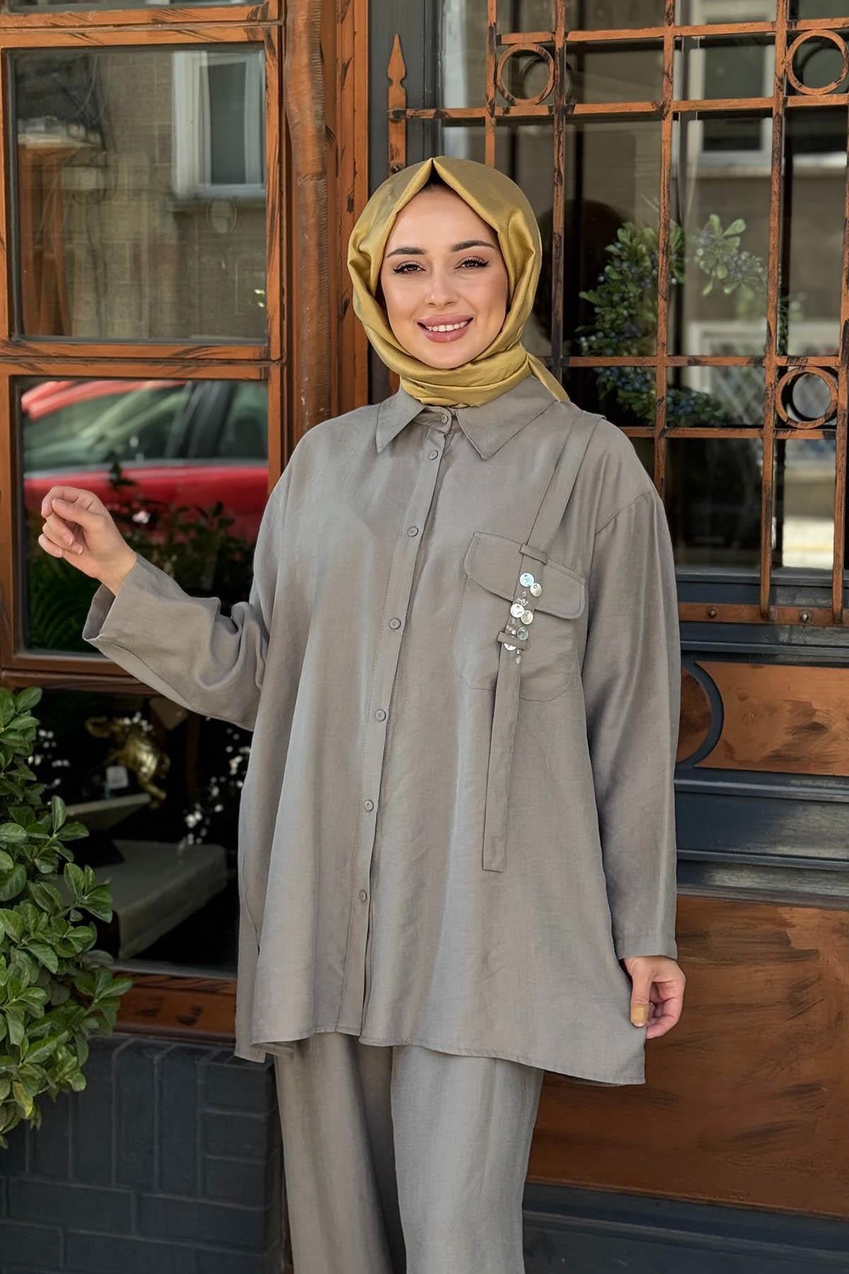 ceremony Pantolonlu Takım S-5998 Gri