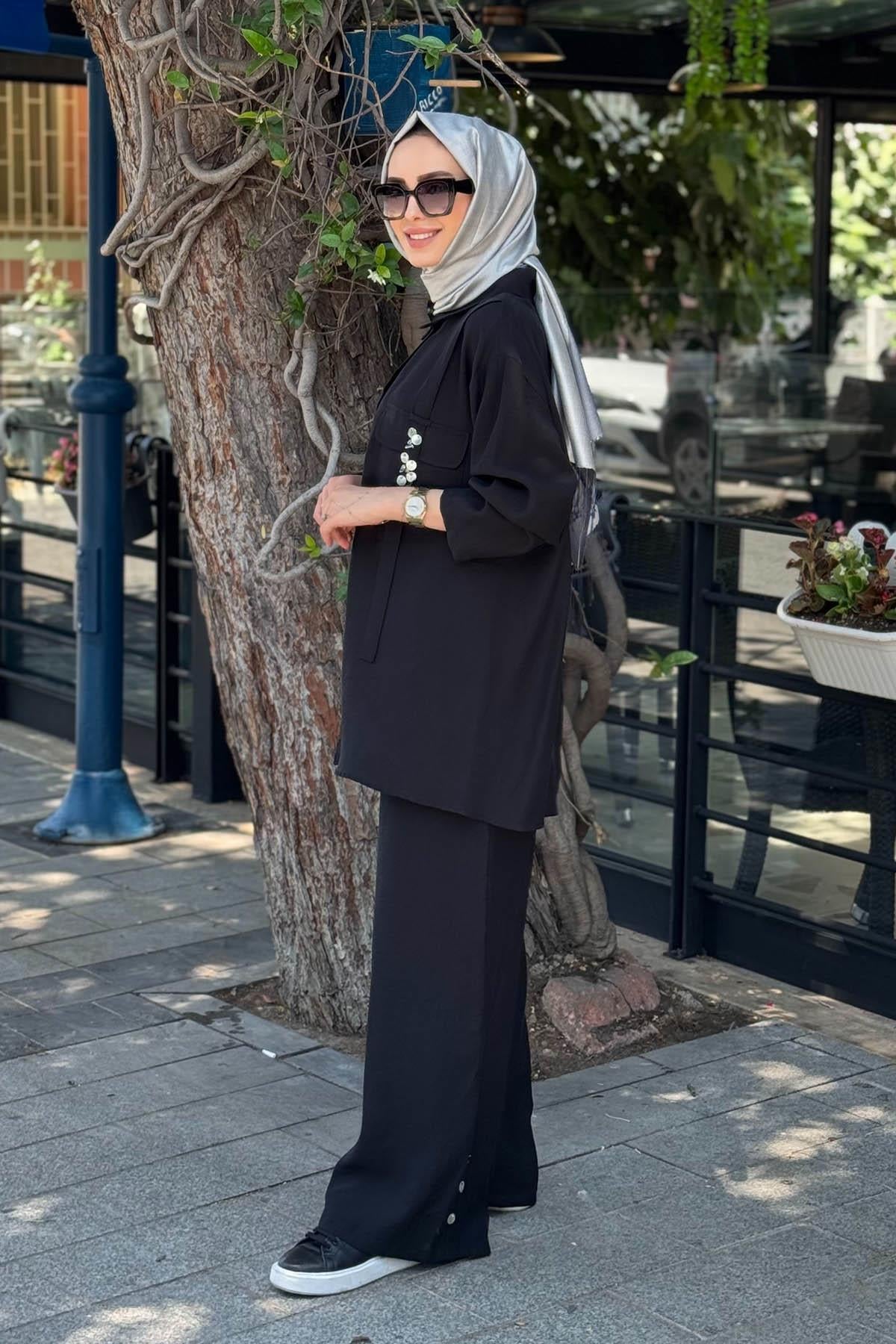 ceremony Pantolonlu Takım S-5998 Siyah
