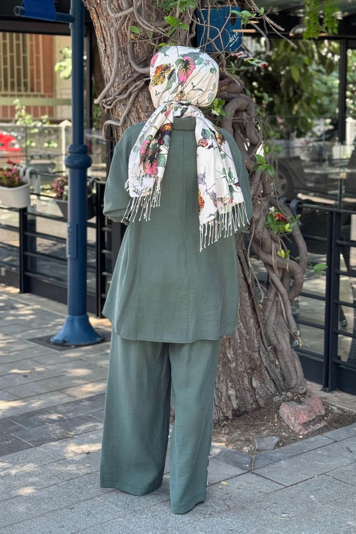 ceremony Pantolonlu Takım S-5998 Yeşil
