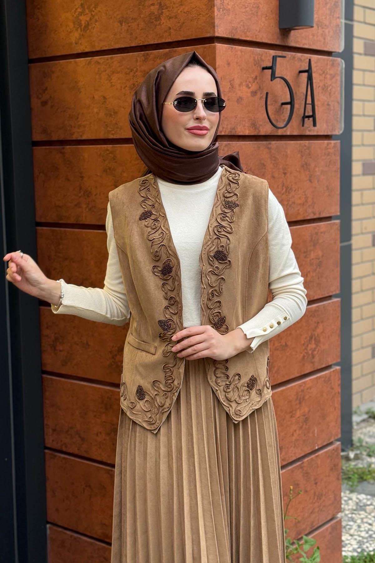 ceremony Yelek W-68100 Camel