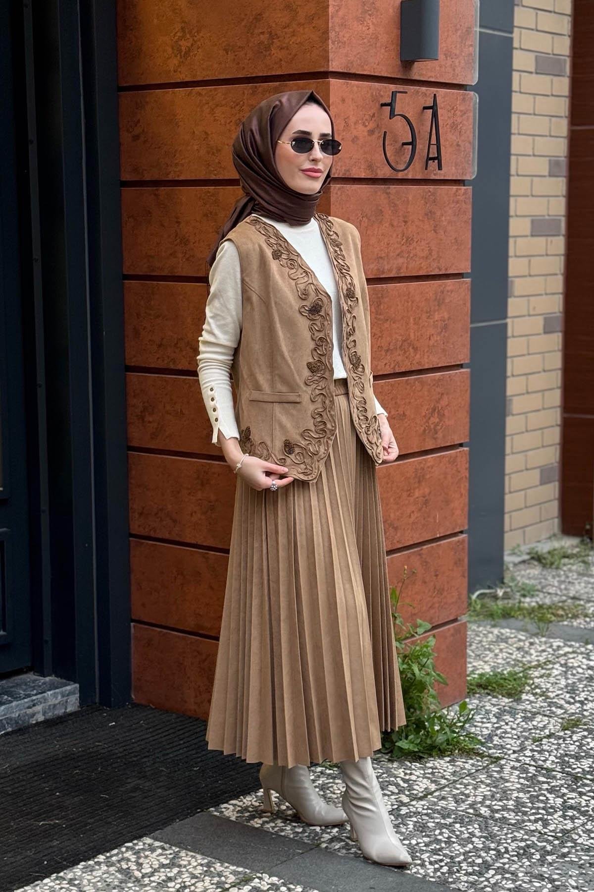 ceremony Yelek W-68100 Camel