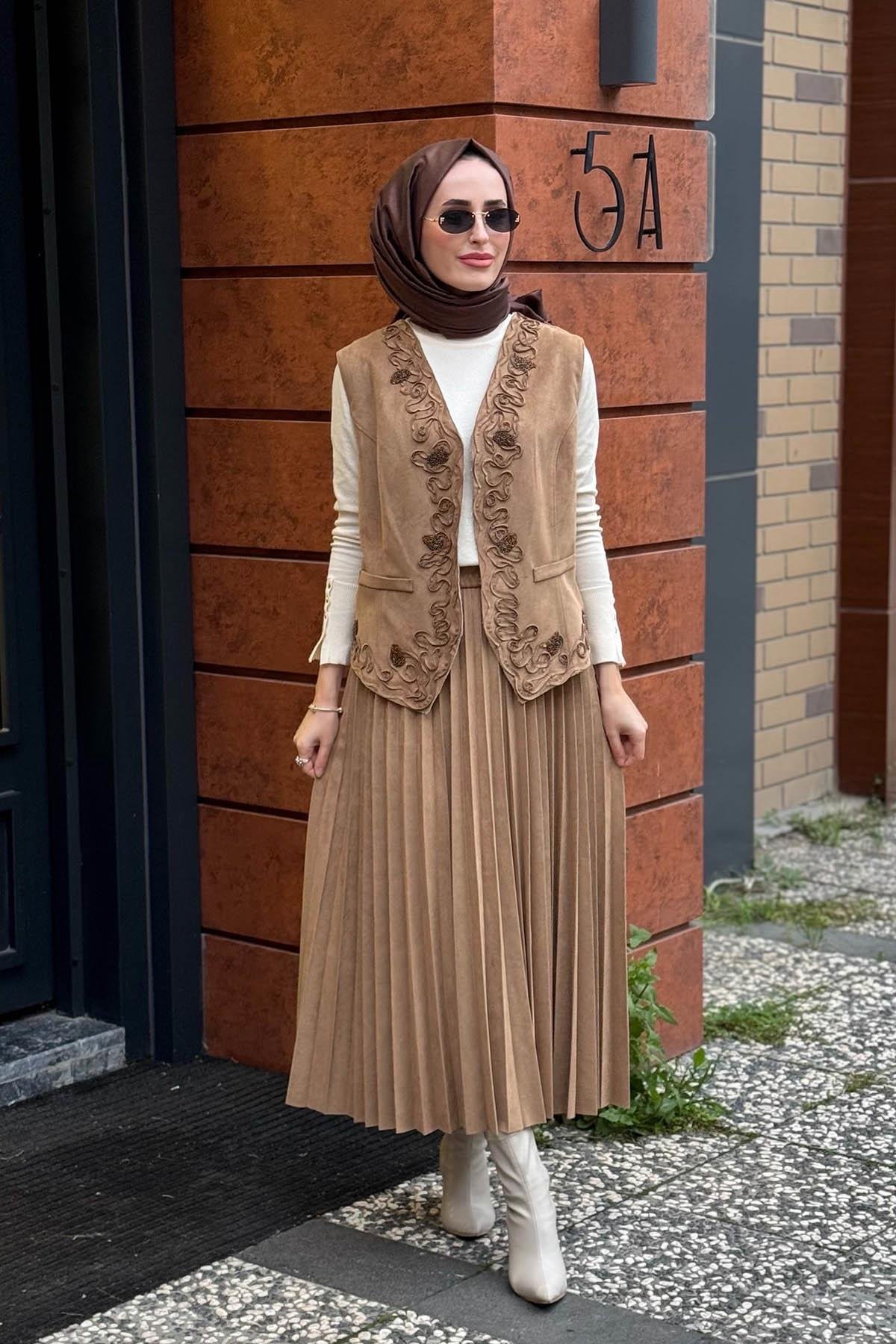 ceremony Yelek W-68100 Camel