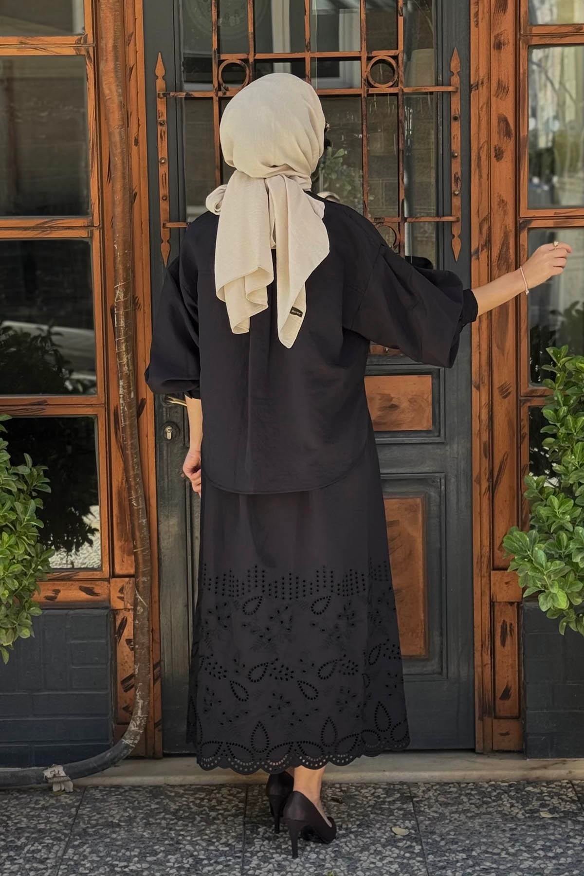 CLANDE Etekli Takım 2502-3021 Siyah