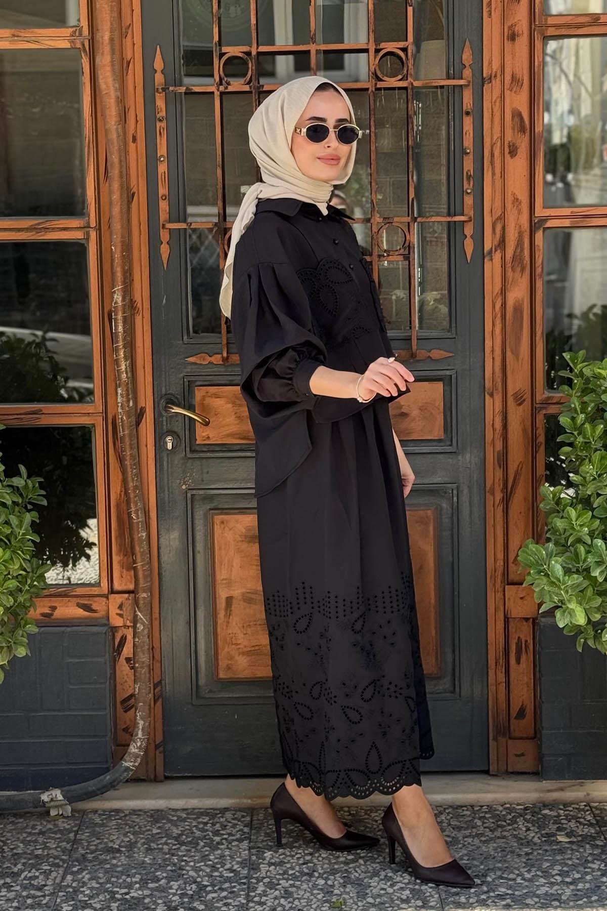 CLANDE Etekli Takım 2502-3021 Siyah