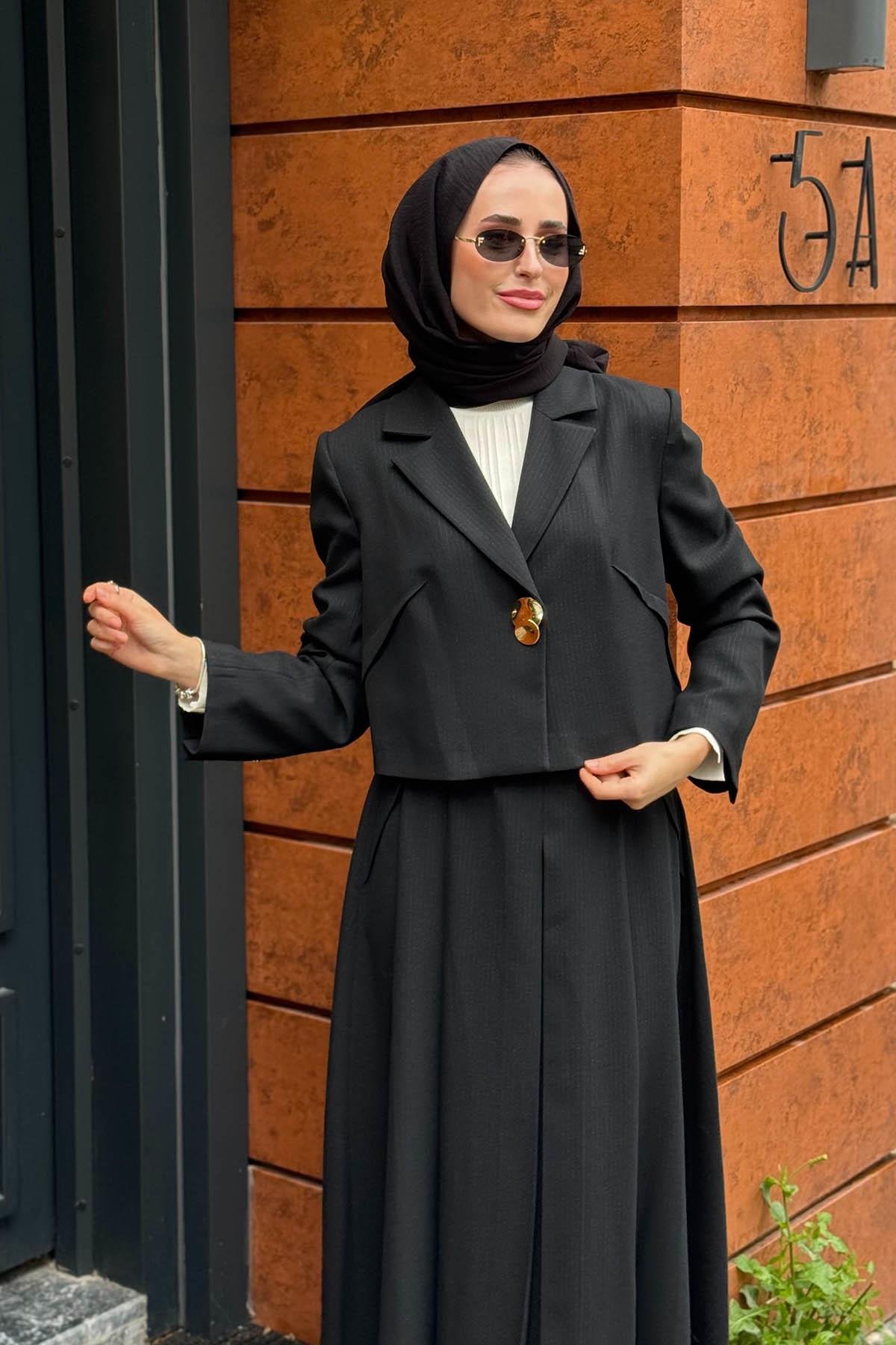 CLANDE Etekli Takım 2502-4001 Siyah