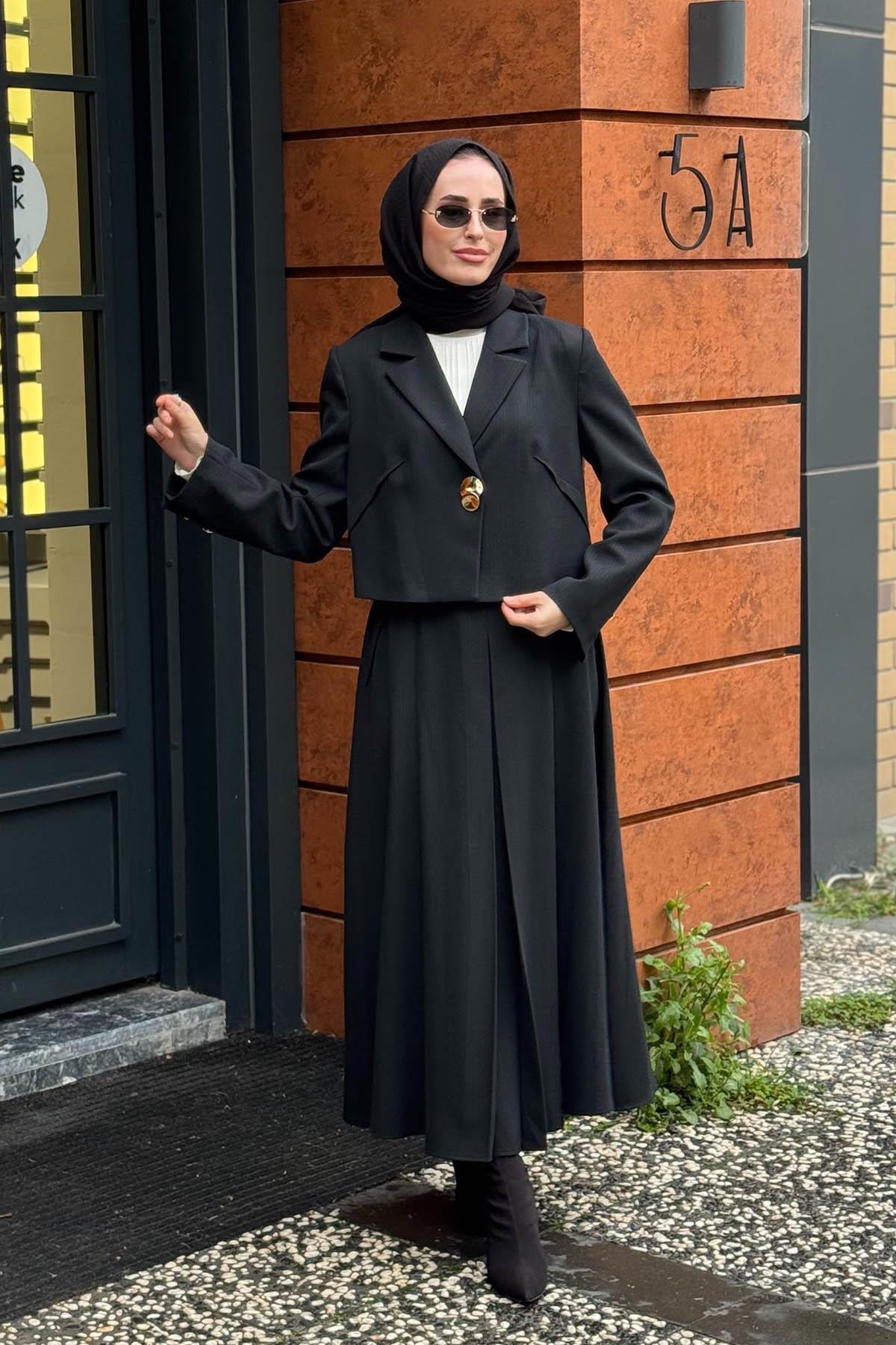 CLANDE Etekli Takım 2502-4001 Siyah