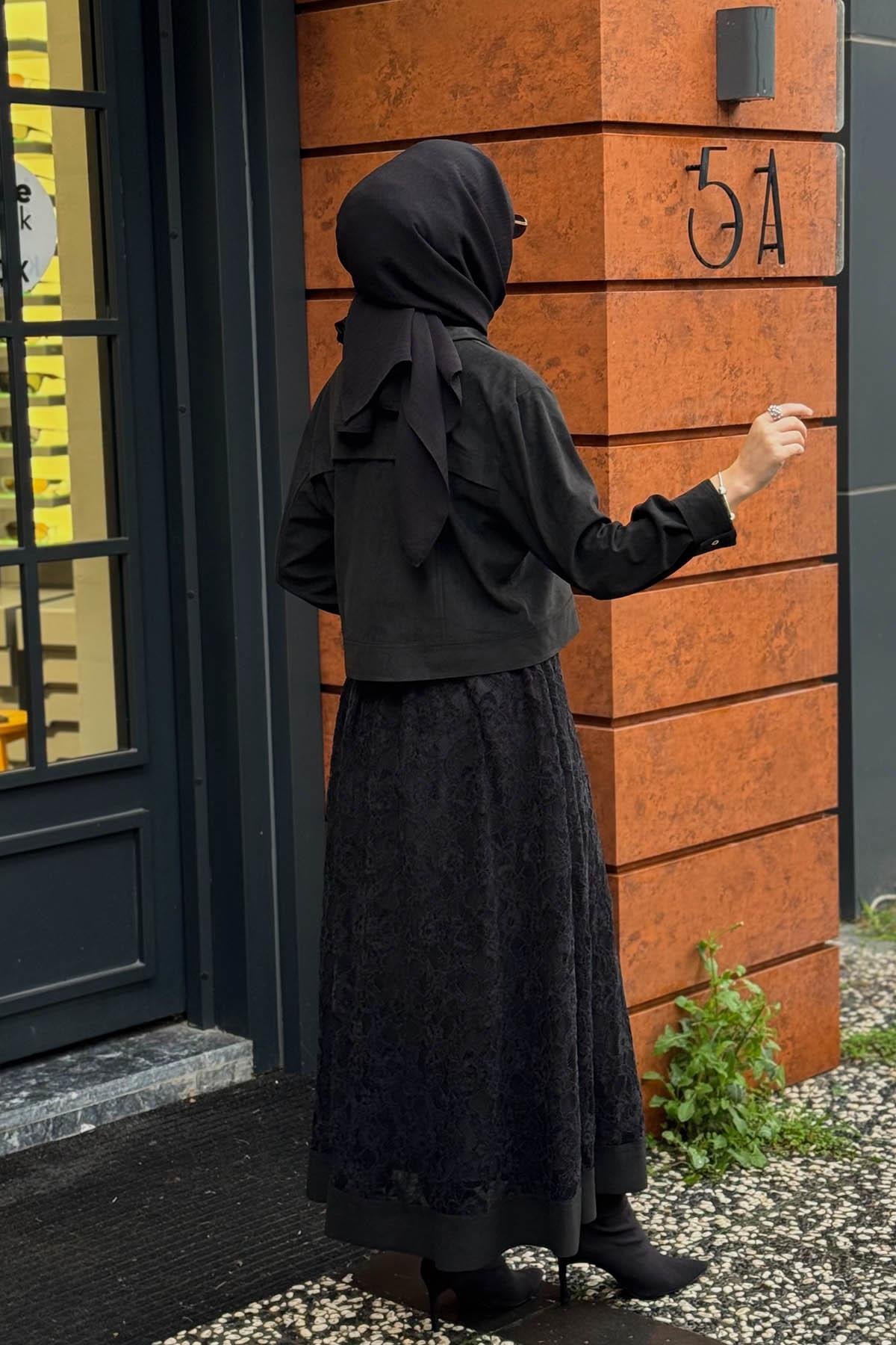 CLANDE Etekli Takım 2502-4008 Siyah