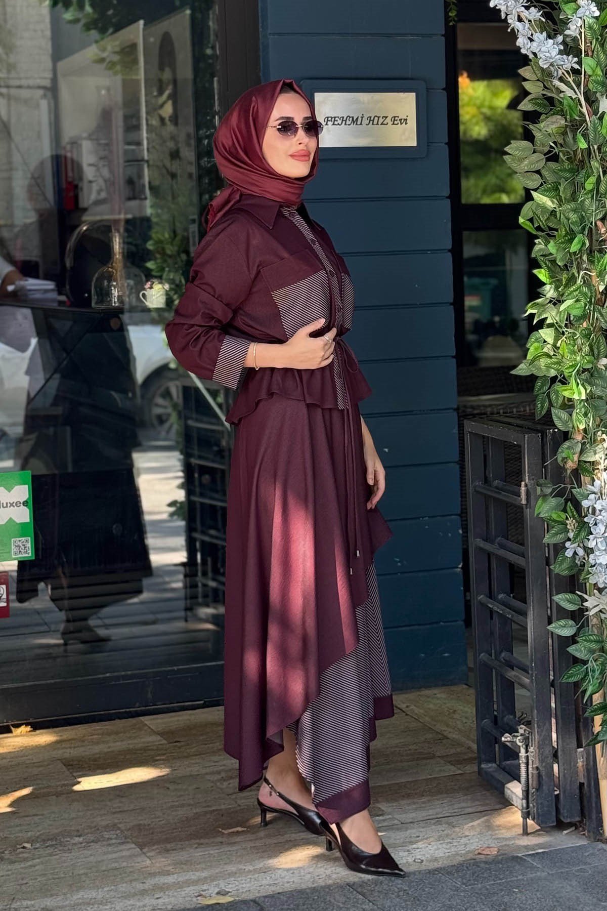 CLANDE Etekli Takım 2602-3025T Mürdüm