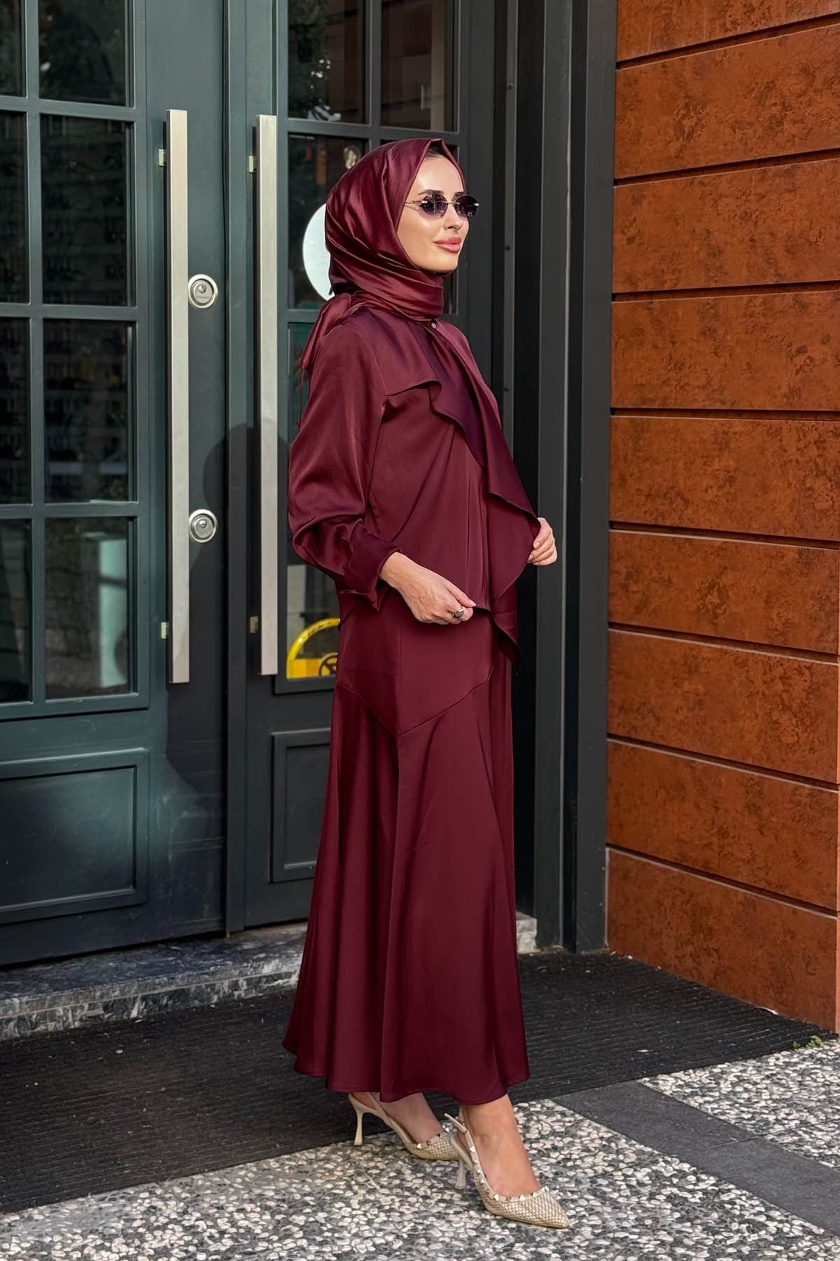CLANDE Etekli Takım 2602-3043T Mürdüm
