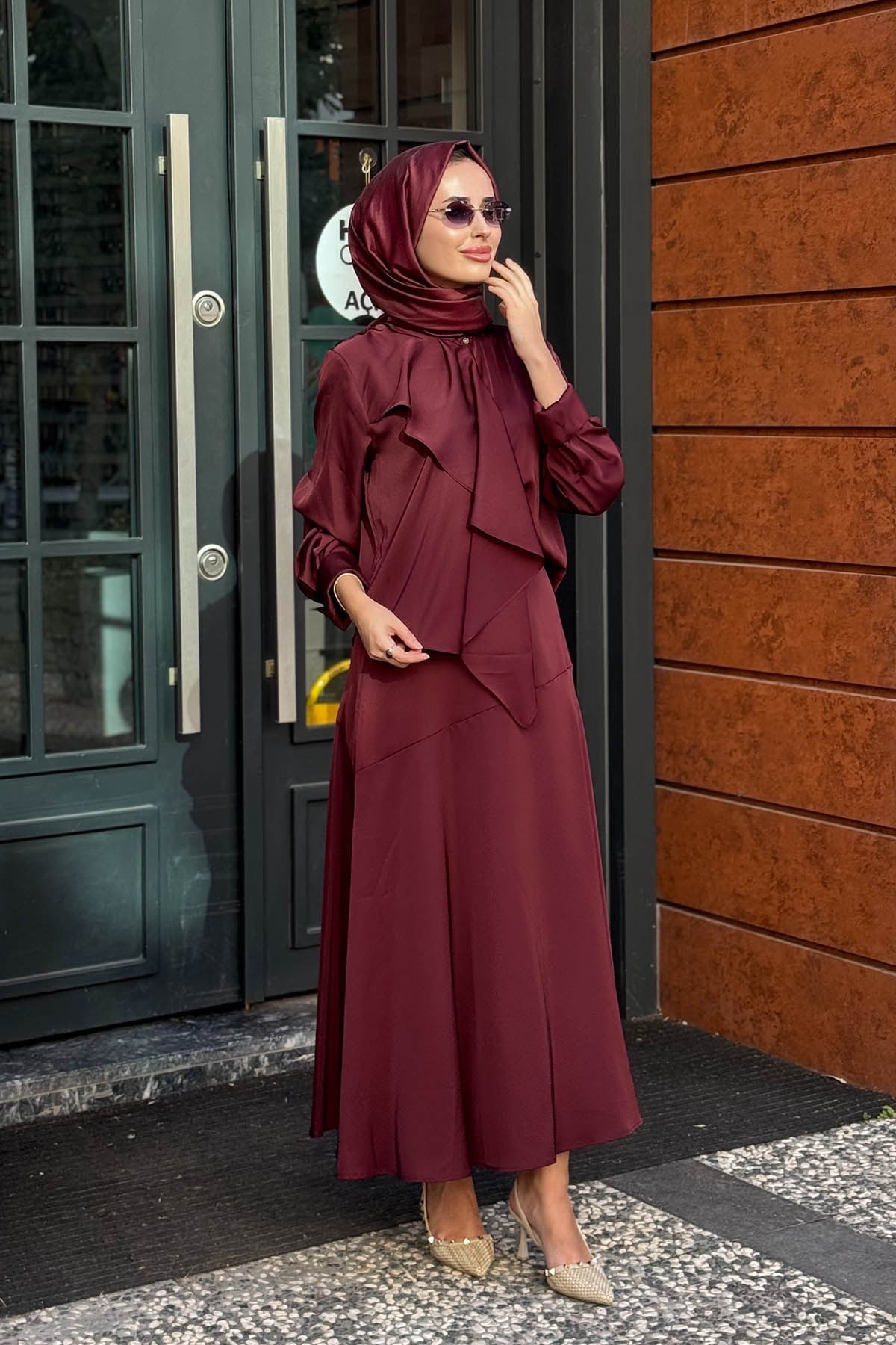 CLANDE Etekli Takım 2602-3043T Mürdüm