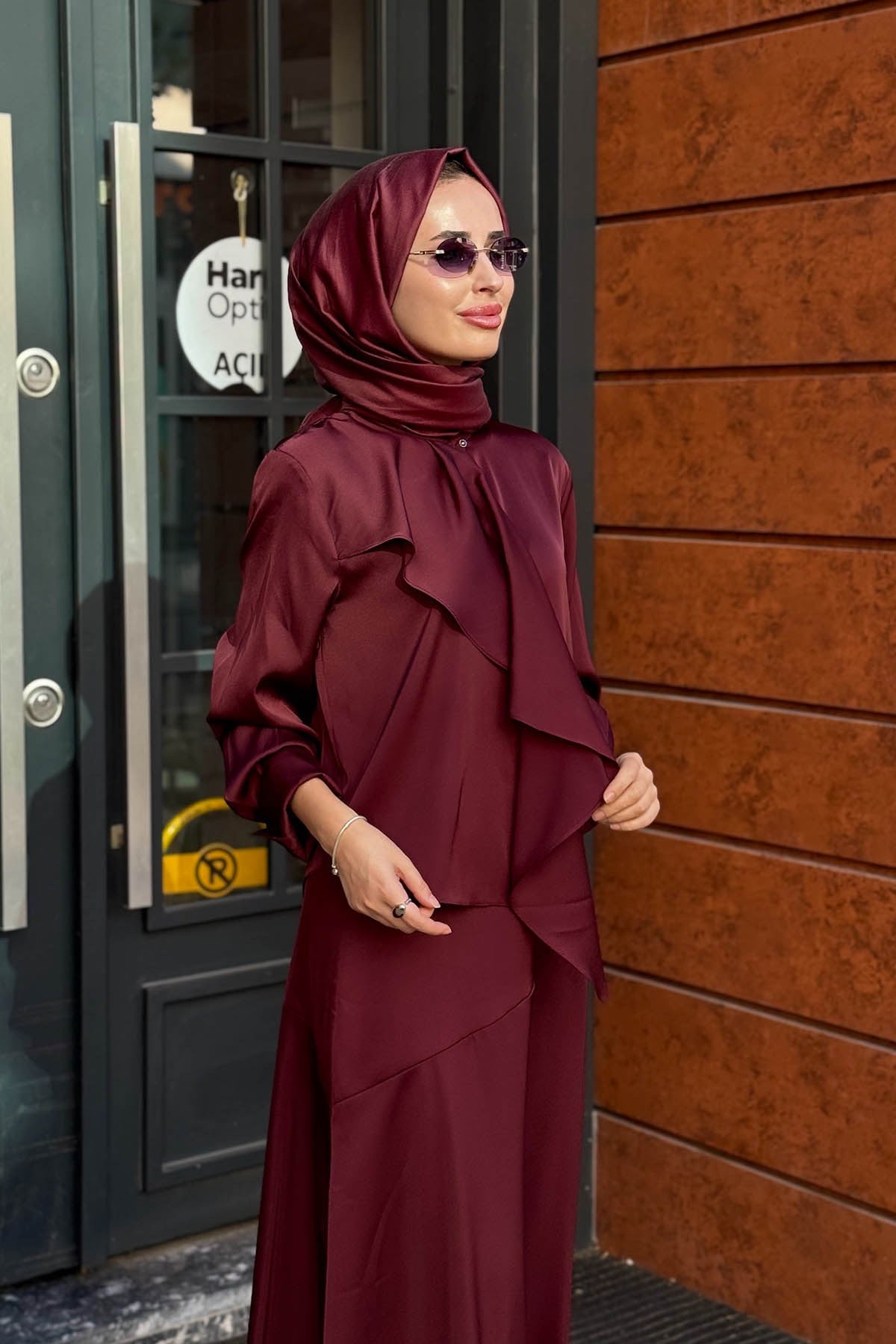 CLANDE Etekli Takım 2602-3043T Mürdüm
