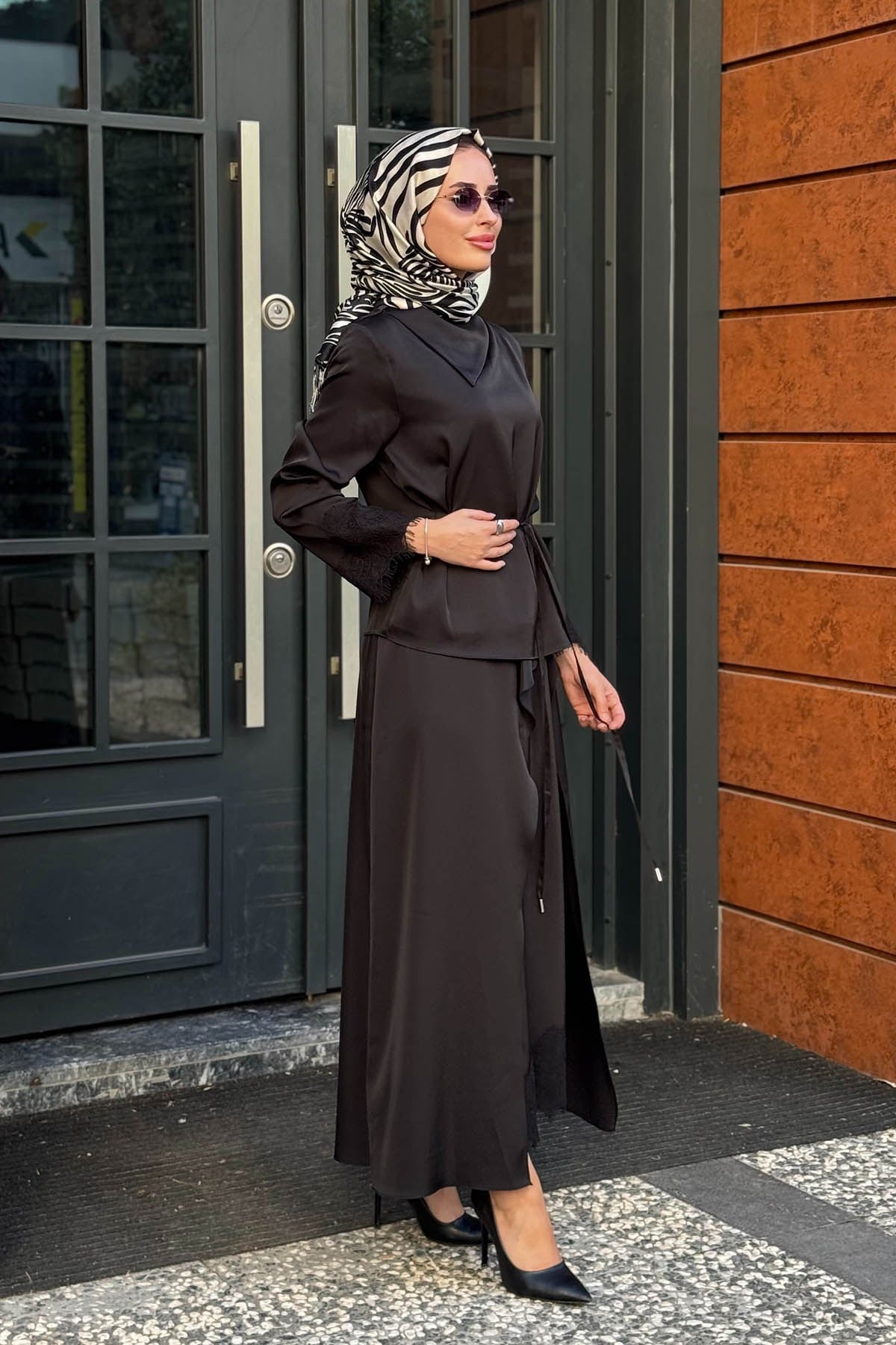 CLANDE Etekli Takım 2602-3051T Siyah