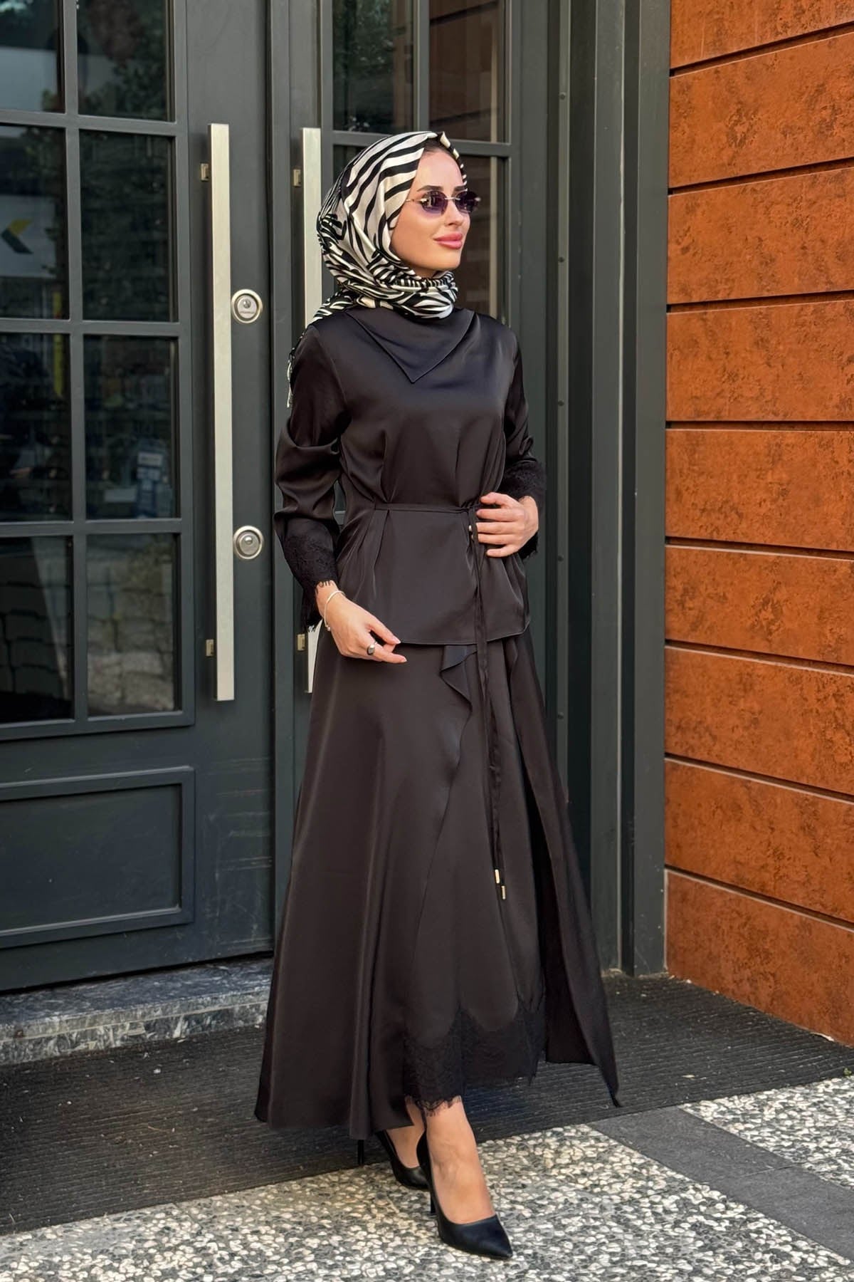 CLANDE Etekli Takım 2602-3051T Siyah