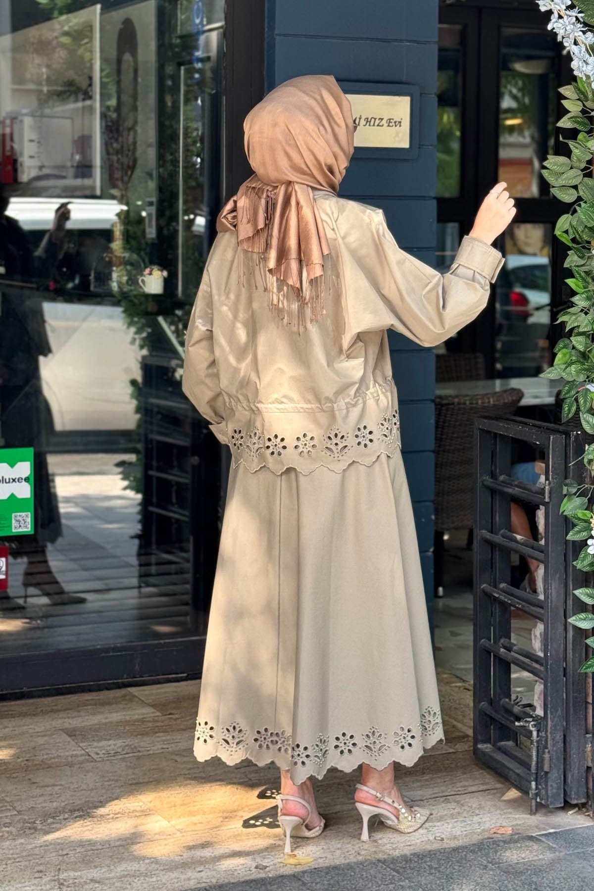 CLANDE Etekli Takım 2602-4022T Küf Rengi