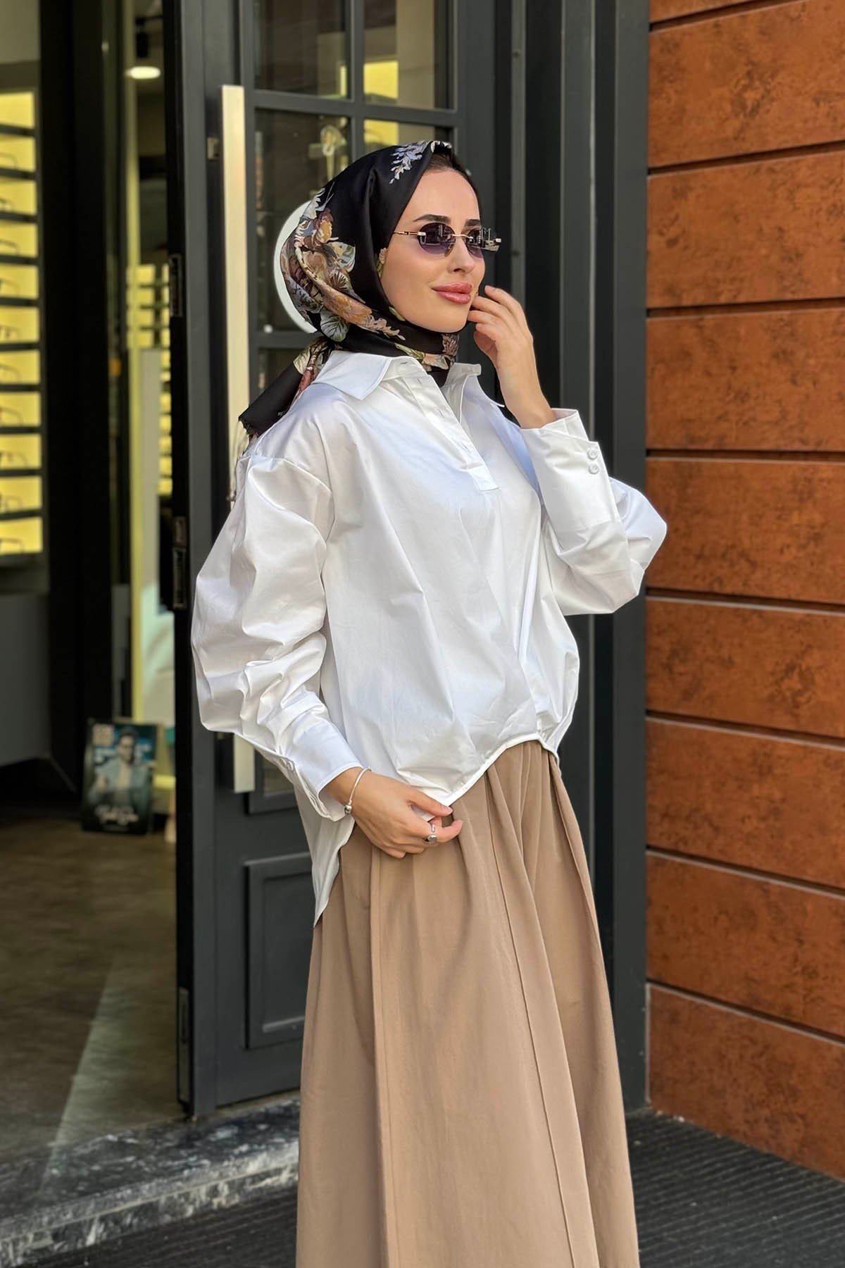 CLANDE Tunik 2602-3053 Ekru