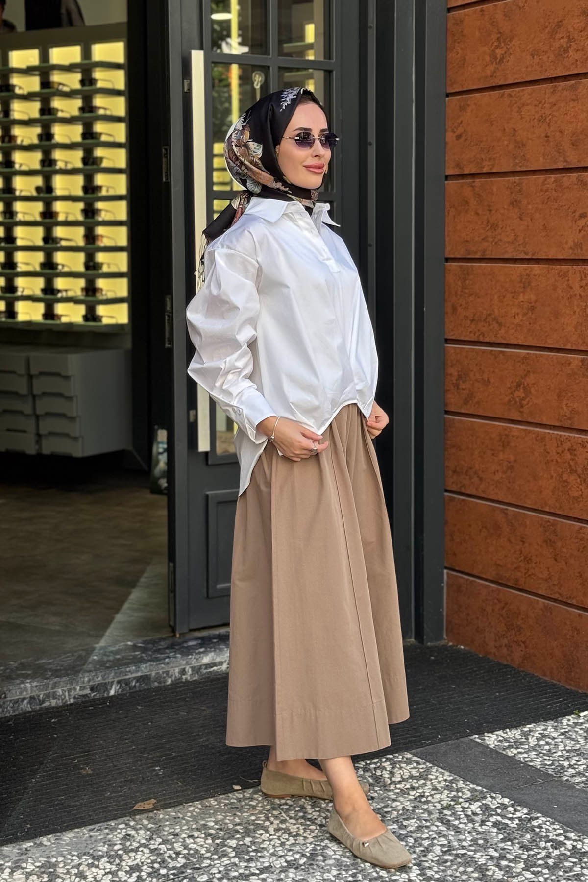 CLANDE Tunik 2602-3053 Ekru